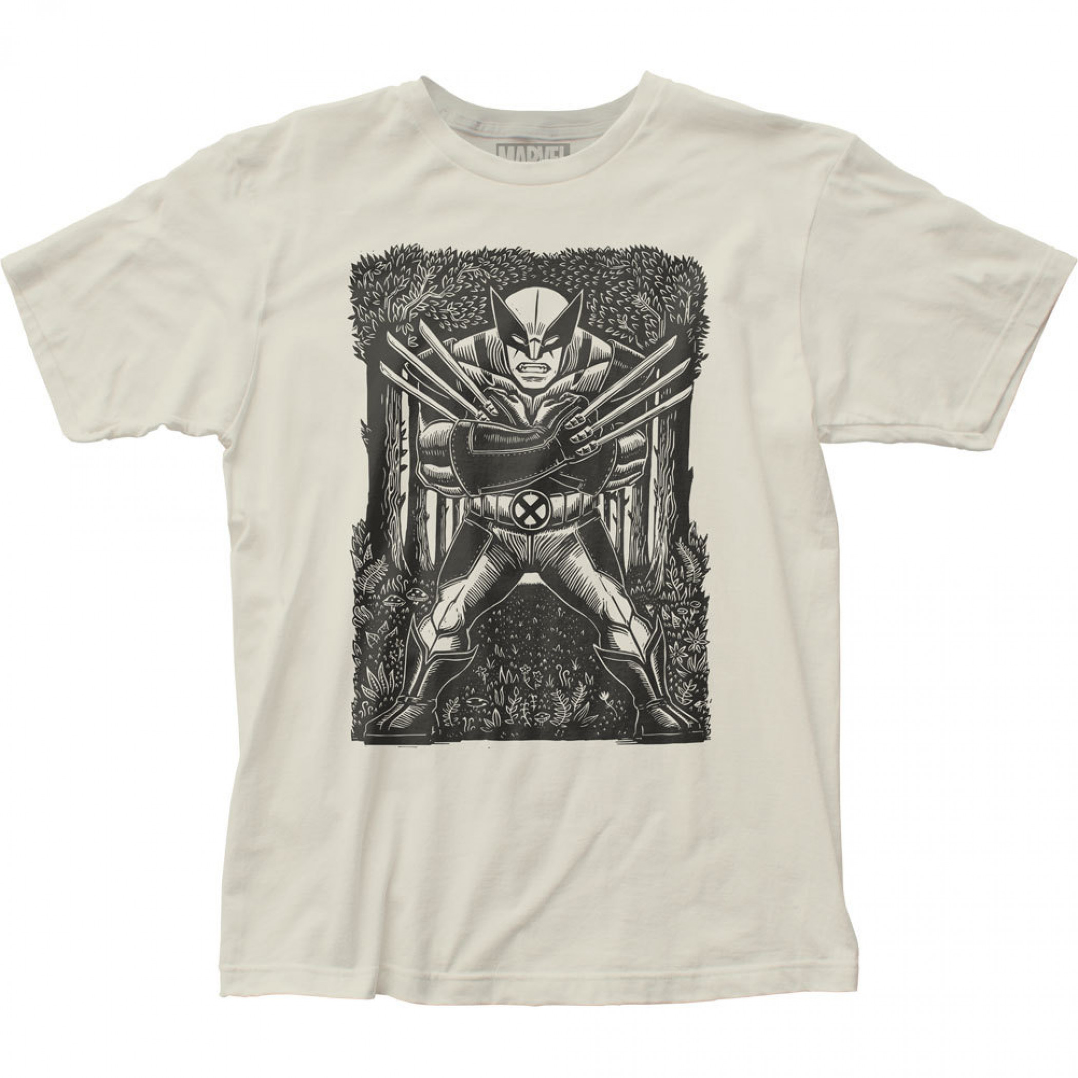 Wolverine Woodcut Art T-Shirt
