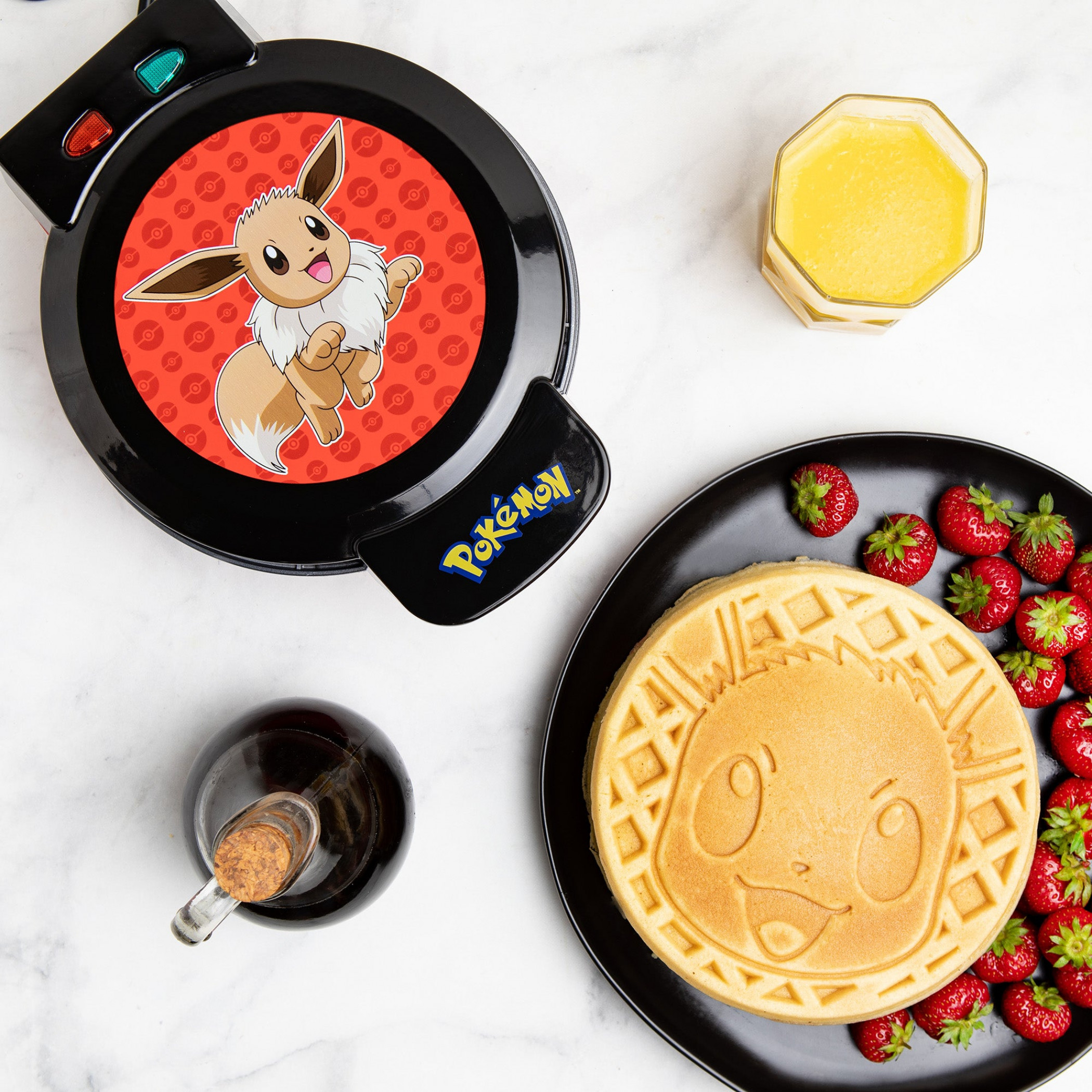 Pokémon Eevee Face Print Waffle Maker