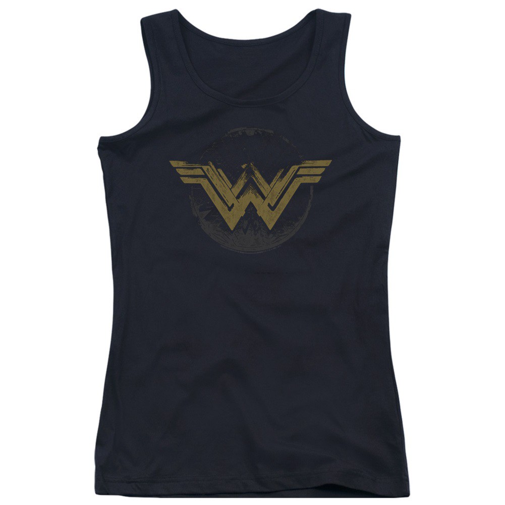 Wonder Woman Distressed Logo Women's Tank Top