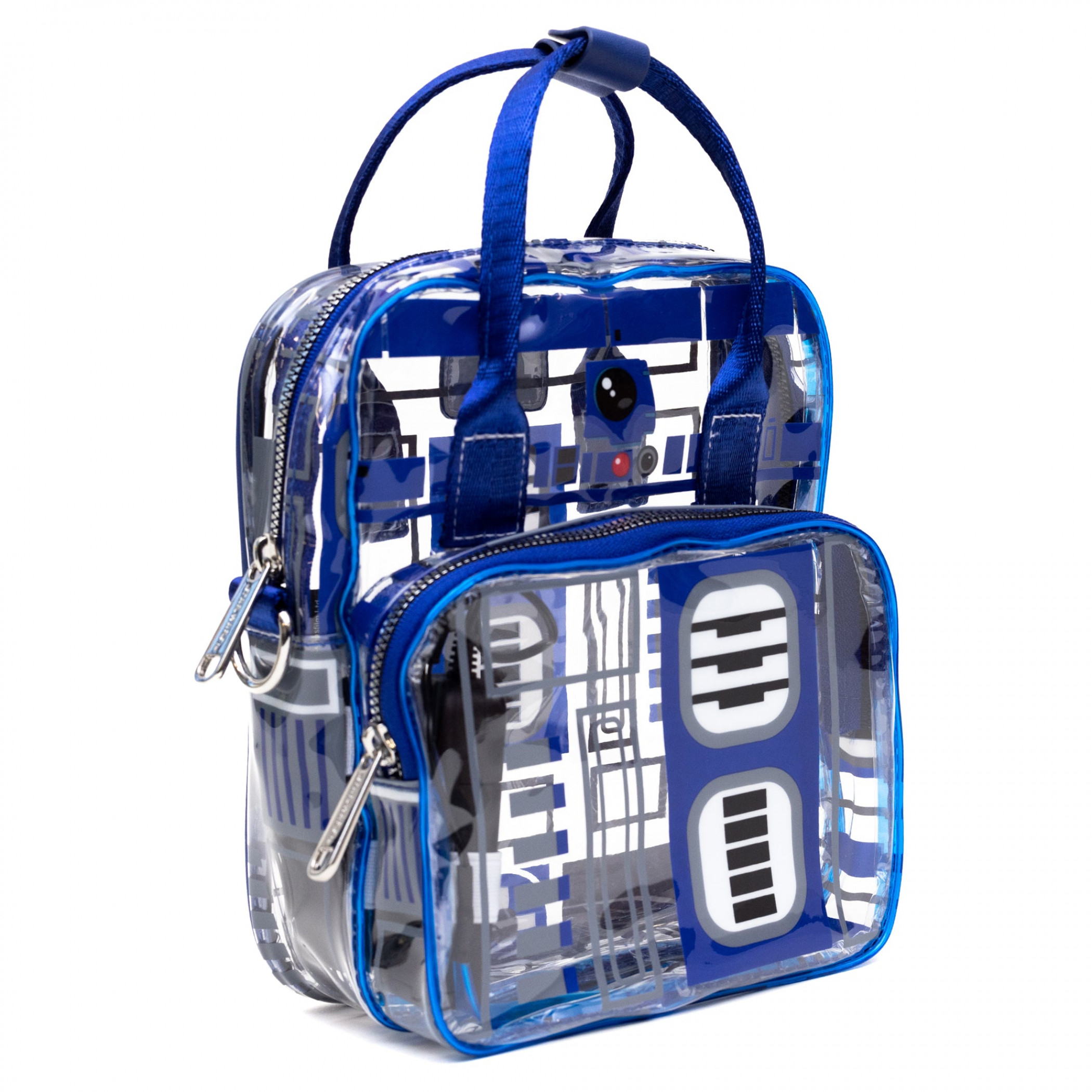 Star Wars R2-D2 Clear Light-Up Crossbody Bag with Handles