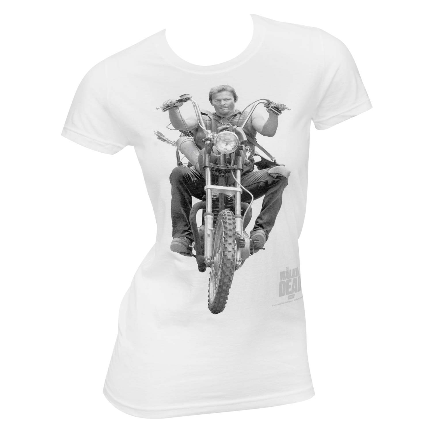 Walking Dead Women's Daryl Bike Tee Shirt