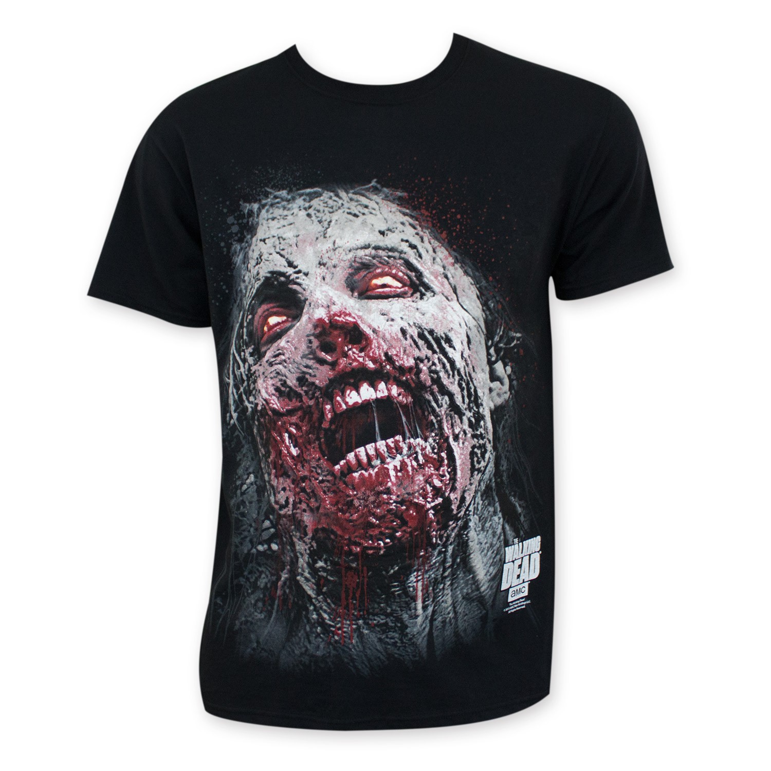 Zombie Walking Dead Ribs And Guts Ripped Design Mens T-Shirt 