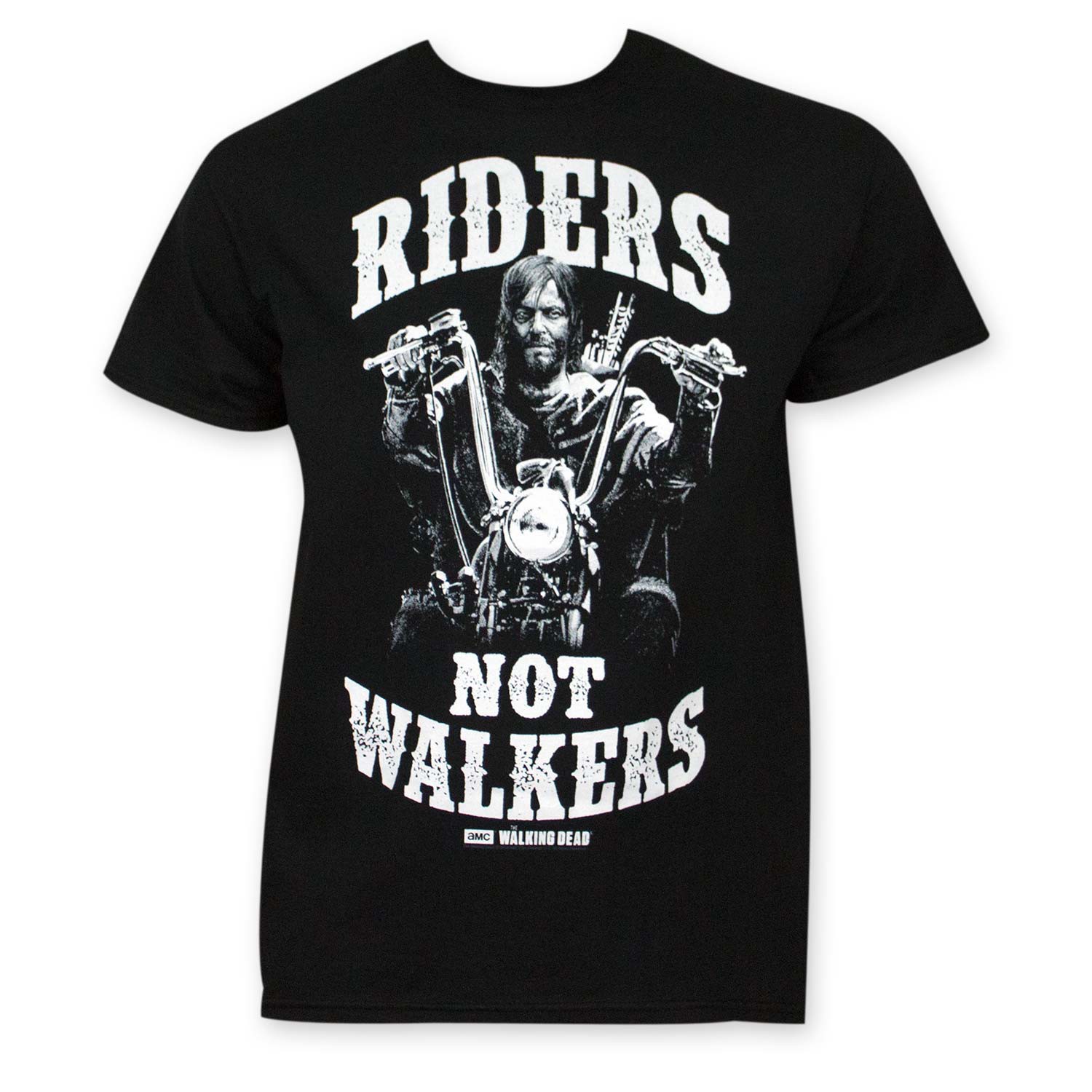 Walking Dead Men's Black Riders Not Walkers Tee Shirt