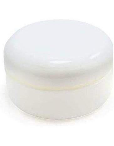 Product image 0 for White Low Profile Jar with Domed Lid