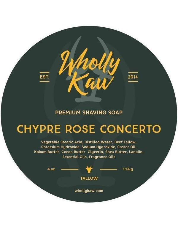 Product image 0 for Wholly Kaw Tallow and Donkey Milk Shaving Soap, Chypre Rose Concerto