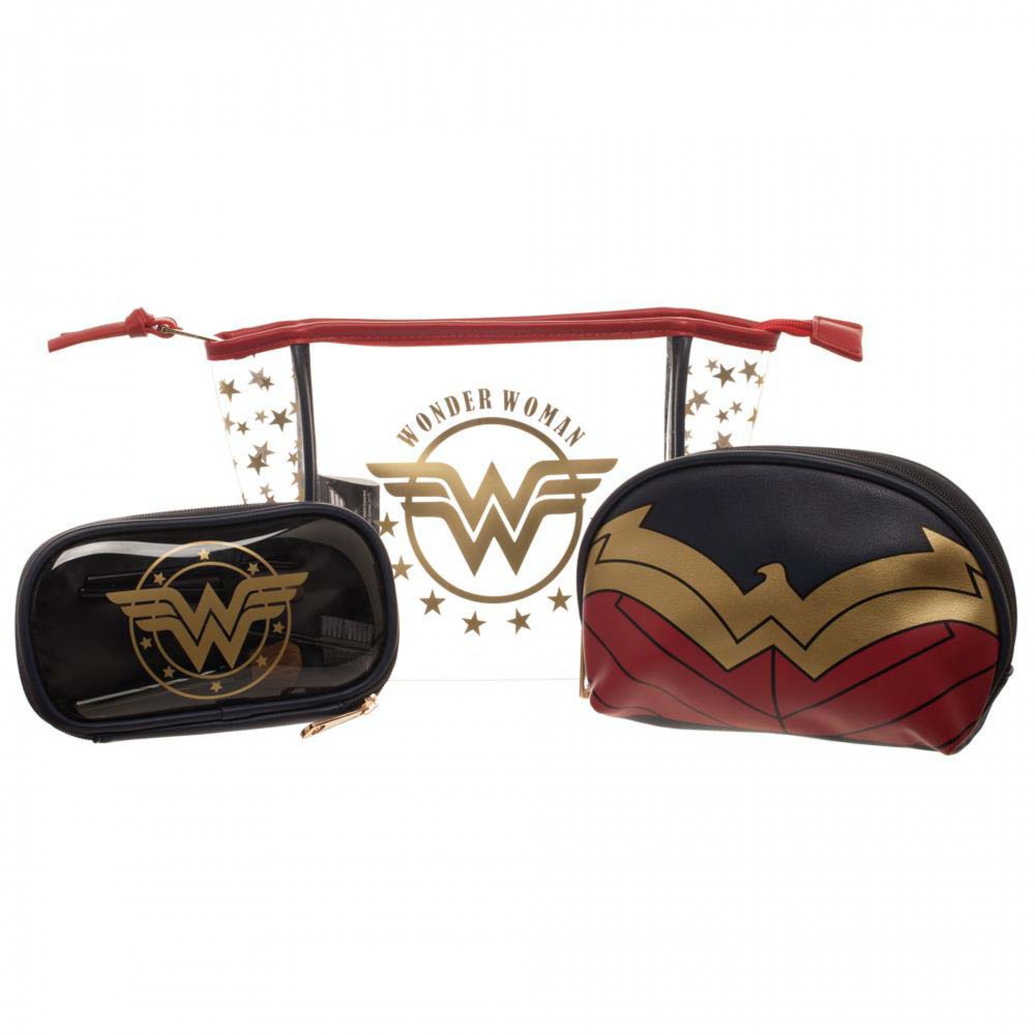 Wonder Woman 3 Piece Cosmetic Set