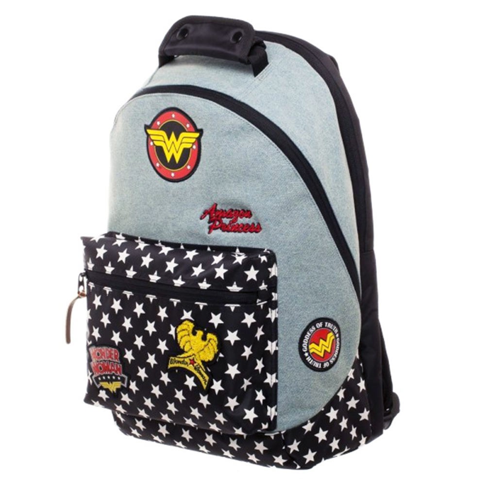 Wonder Woman Denim Patch Backpack