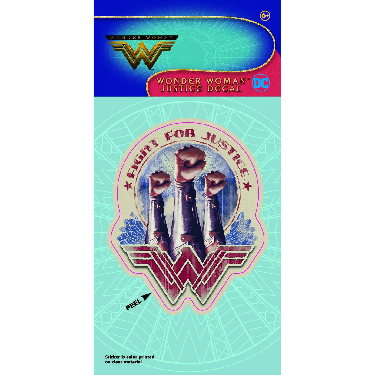 Wonder Woman Fight For Justice Decal