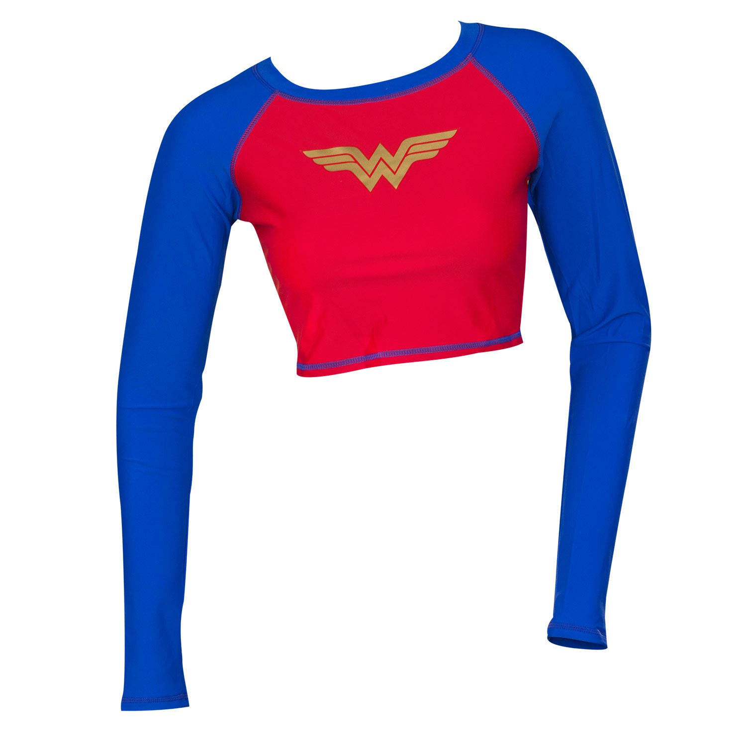 Wonder Woman Crop Top Rash Guard