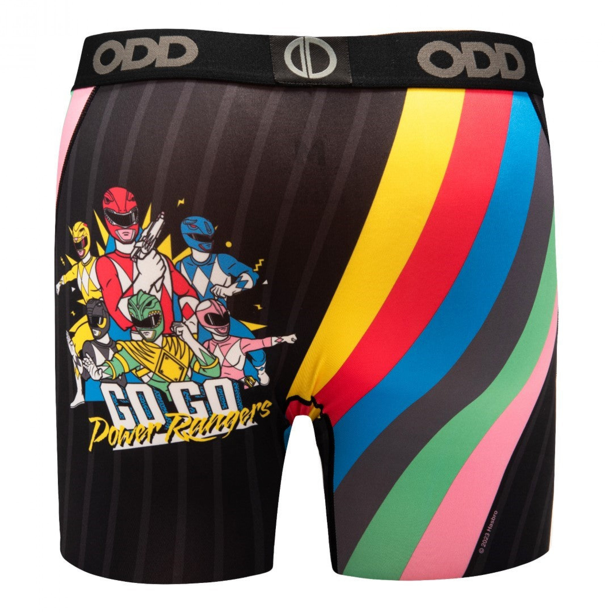 Go Go Power Rangers Rainbow Men's Boxer Briefs