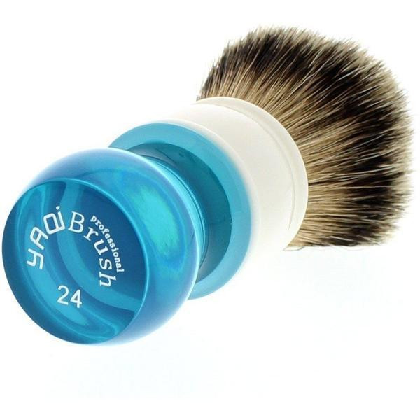 Yaqi R1818 Aqua Highmountain Silvertip Badger Shaving Brush - West Coast  Shaving