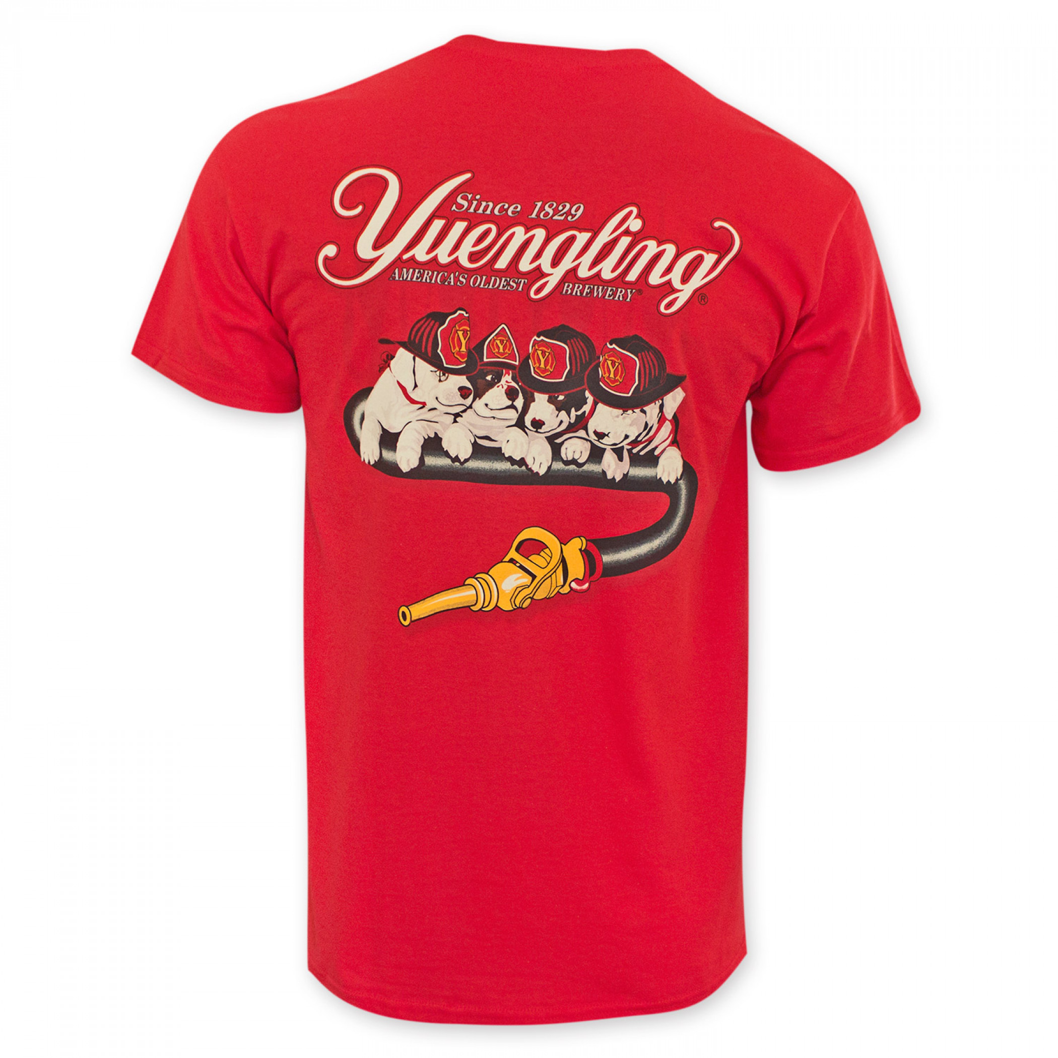 Yuengling Fire Dogs Red T-Shirt