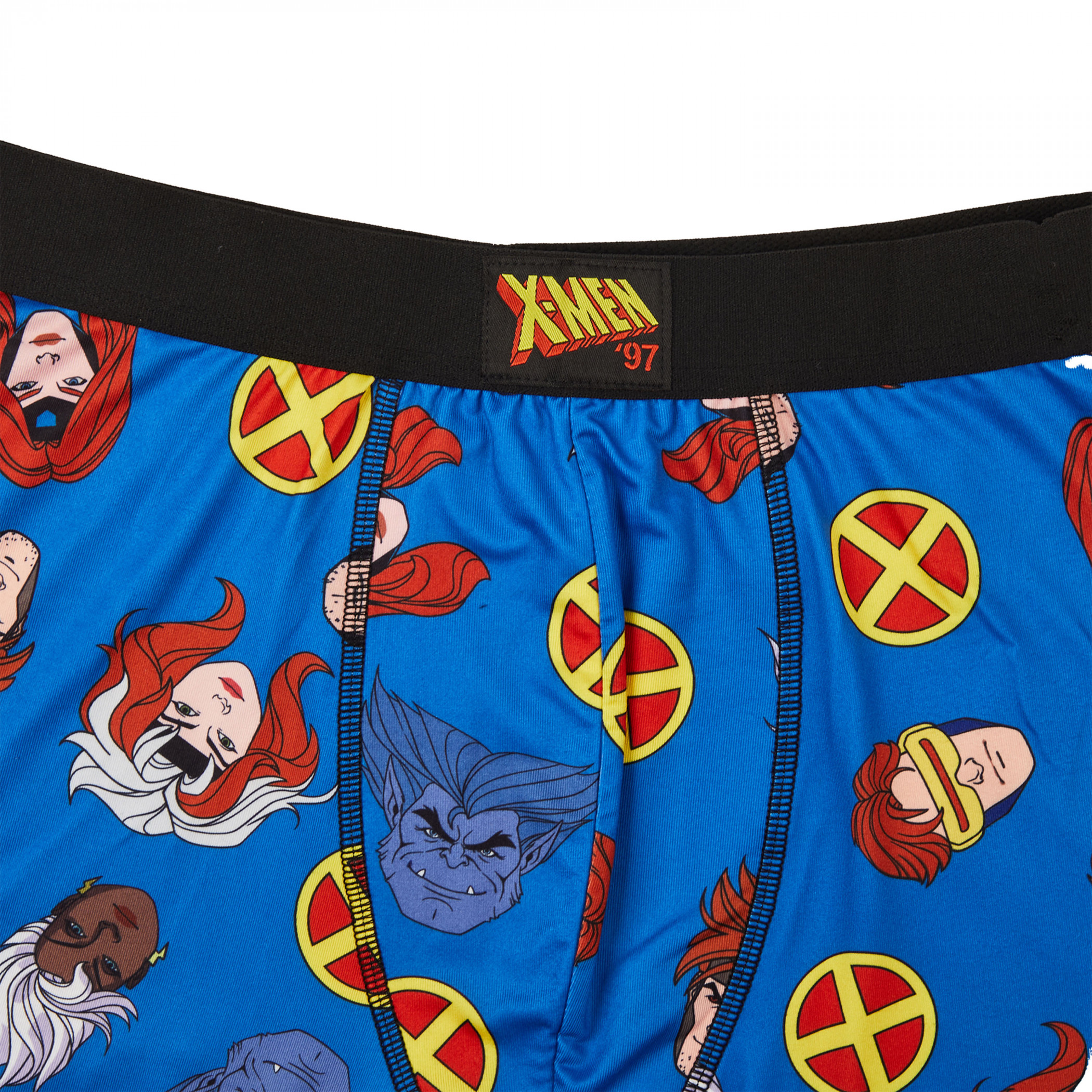 X-Men Logo and Heroes Men's Underwear Boxer Briefs