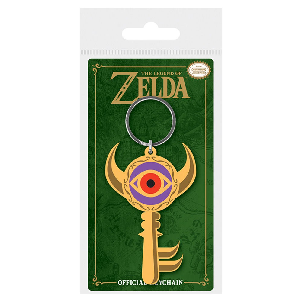Legend Of Zelda Boss Key Rubber Keychain
