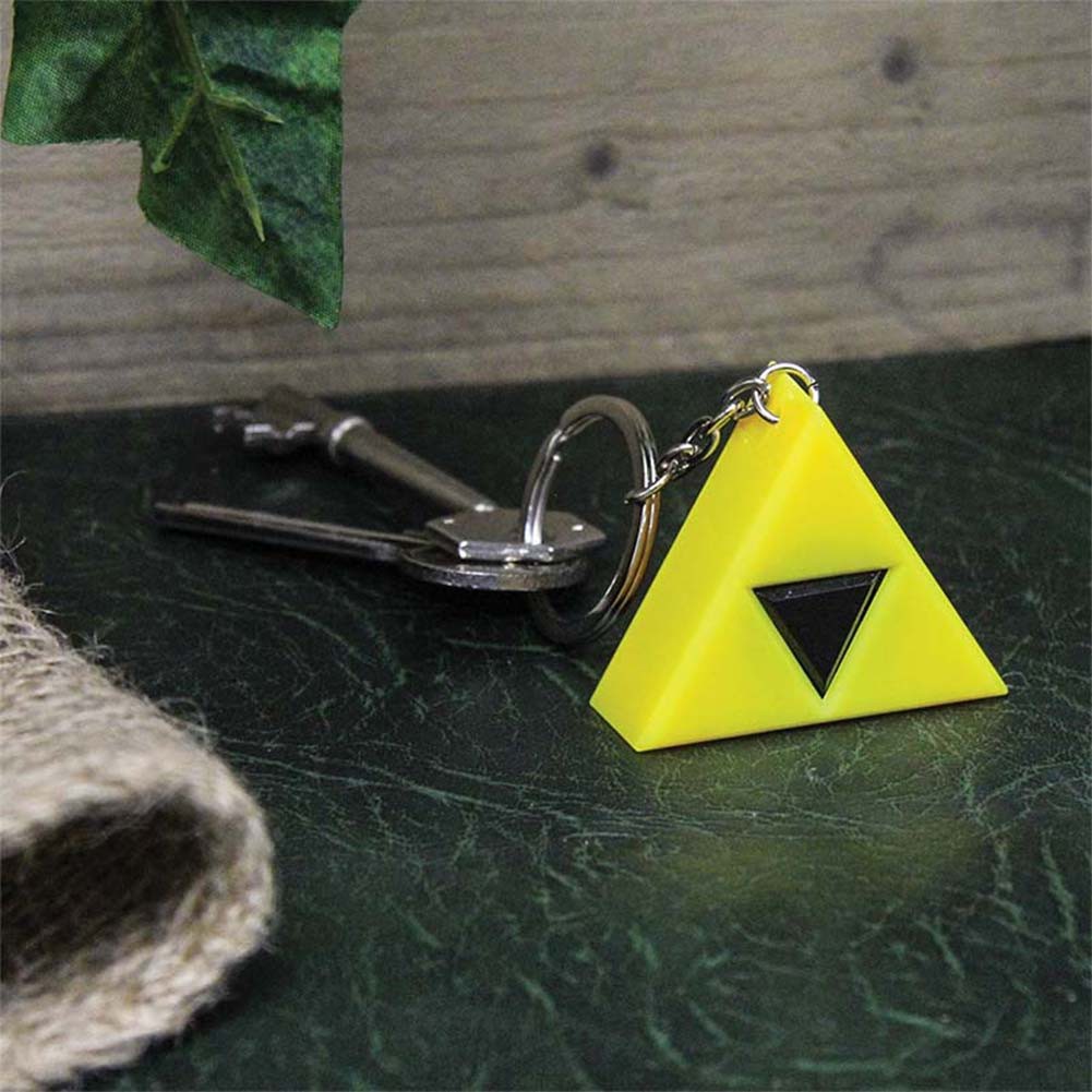 The Legend Of Zelda Triforce Light Up Sound Keychain