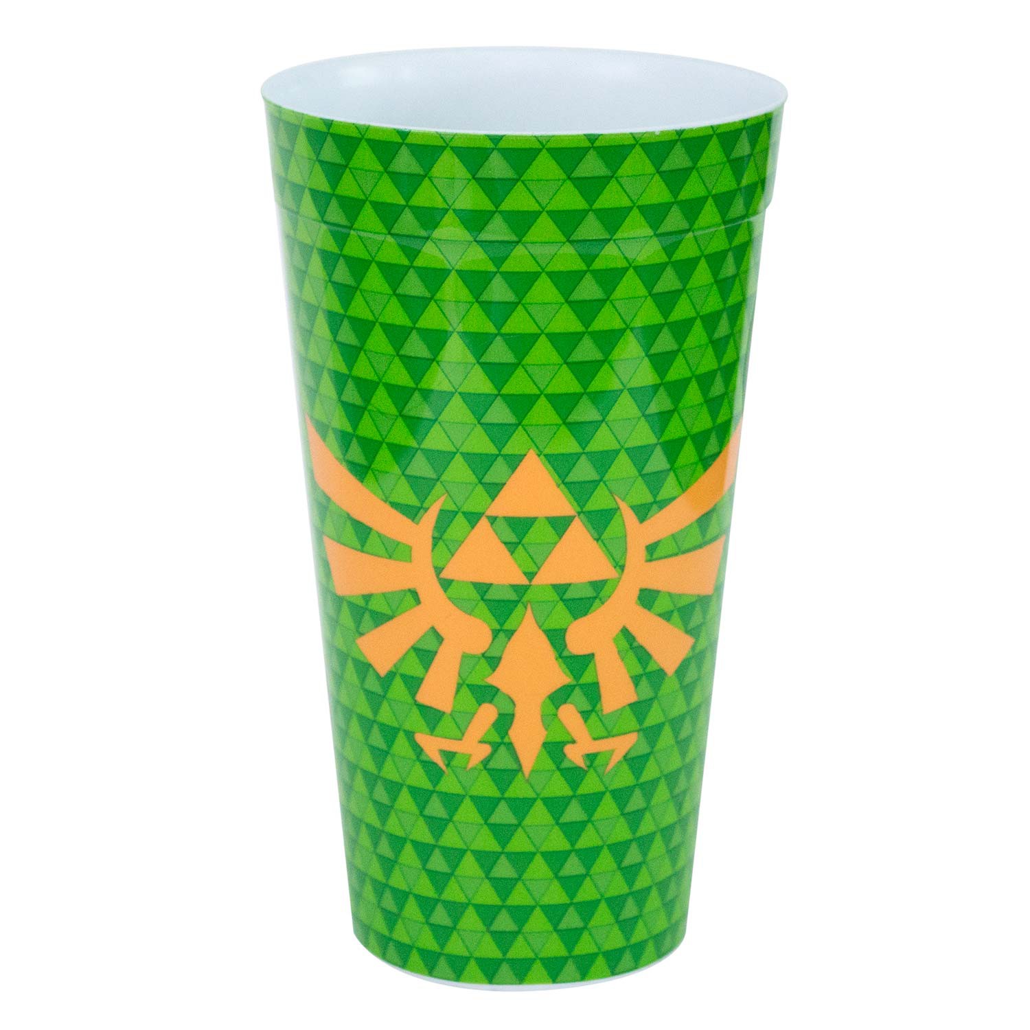 The Legend Of Zelda Triforce Green Plastic Pint Glass