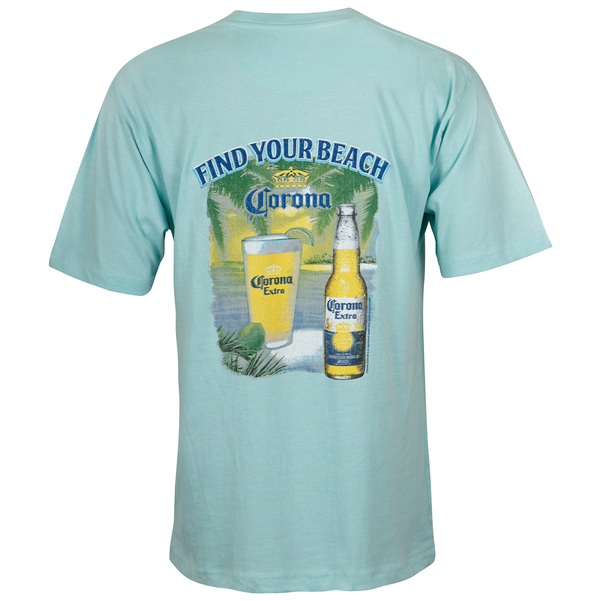 Corona Blue Find Your Beach Men's T-Shirt
