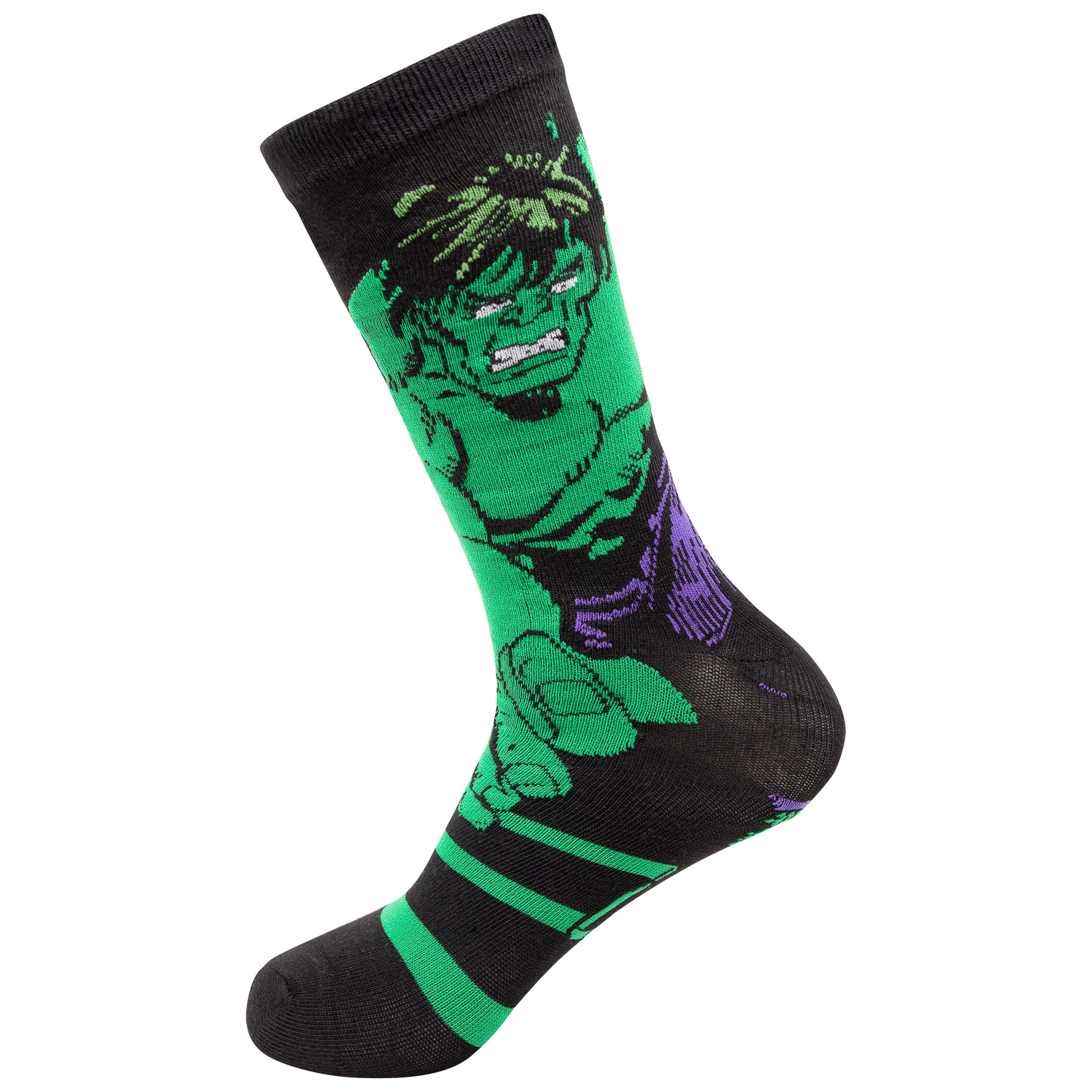 The Incredible Hulk and Avengers 2-Pack Crew Socks