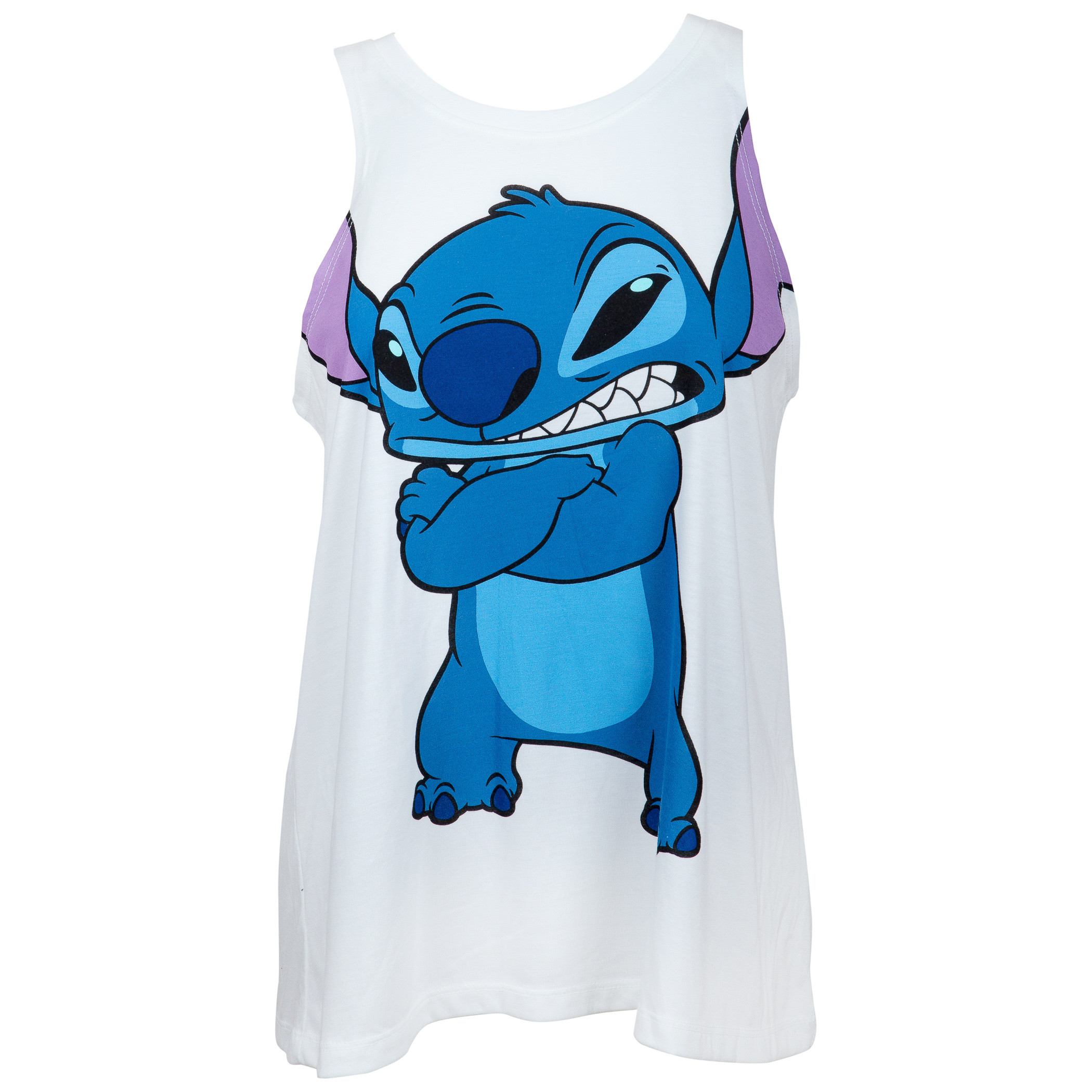 Lilo & Stitch Not in the Mood Women's White Tank Top