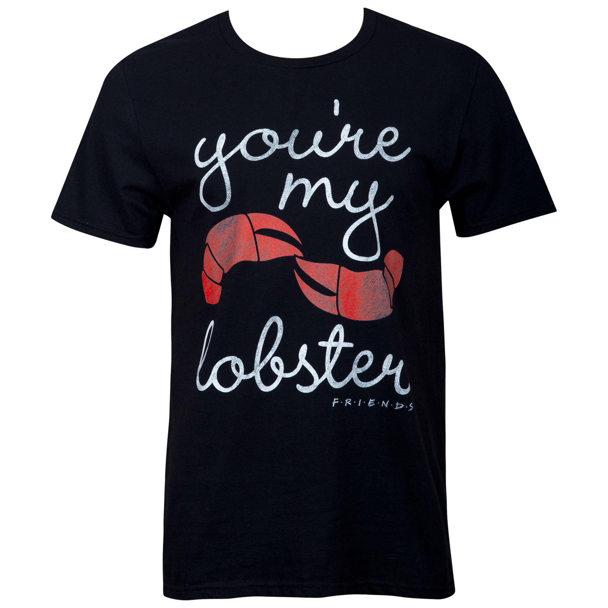 Friends Your'e My Lobster Men's Black T-Shirt