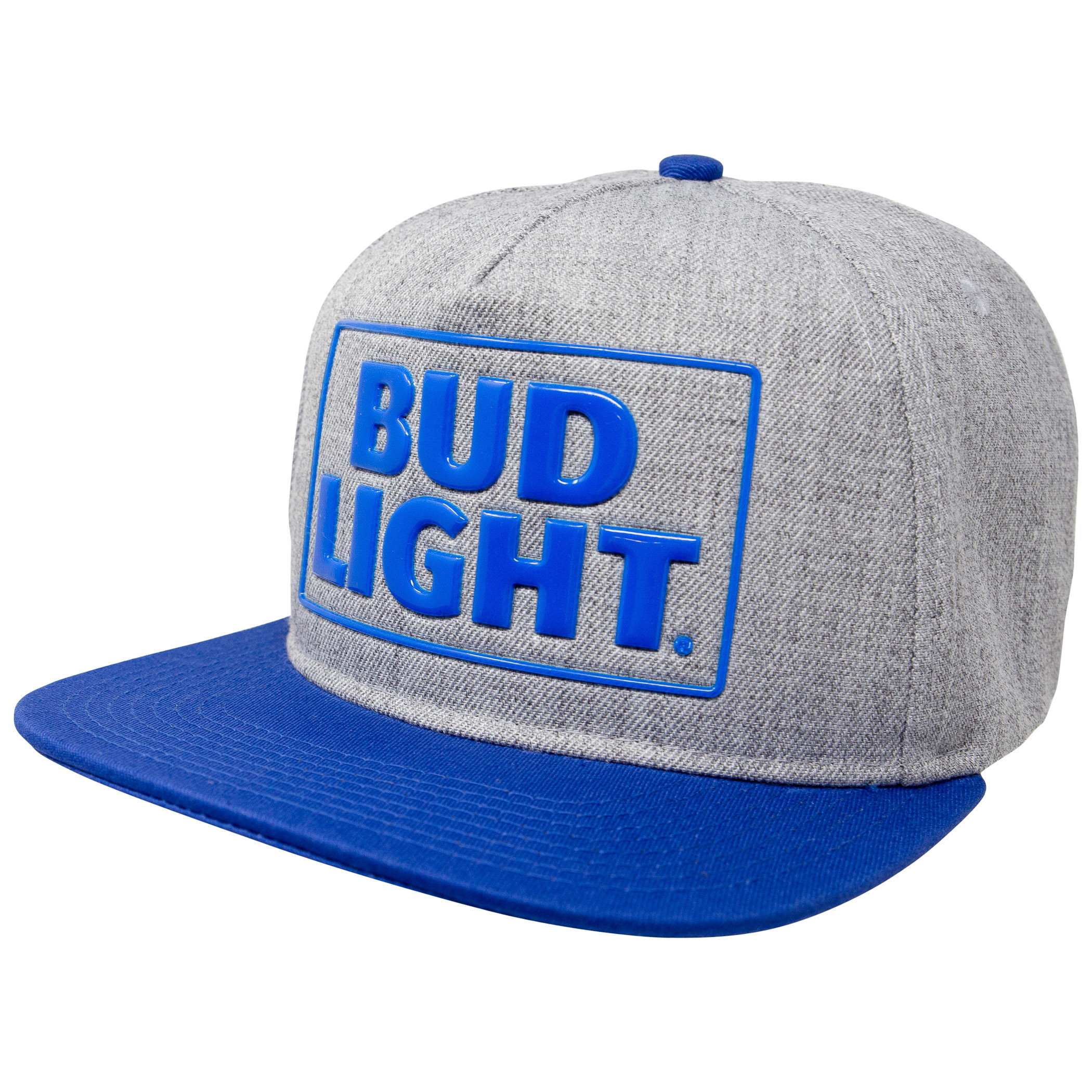 Bud Light Blue And Grey Adjustable Snapback Hat