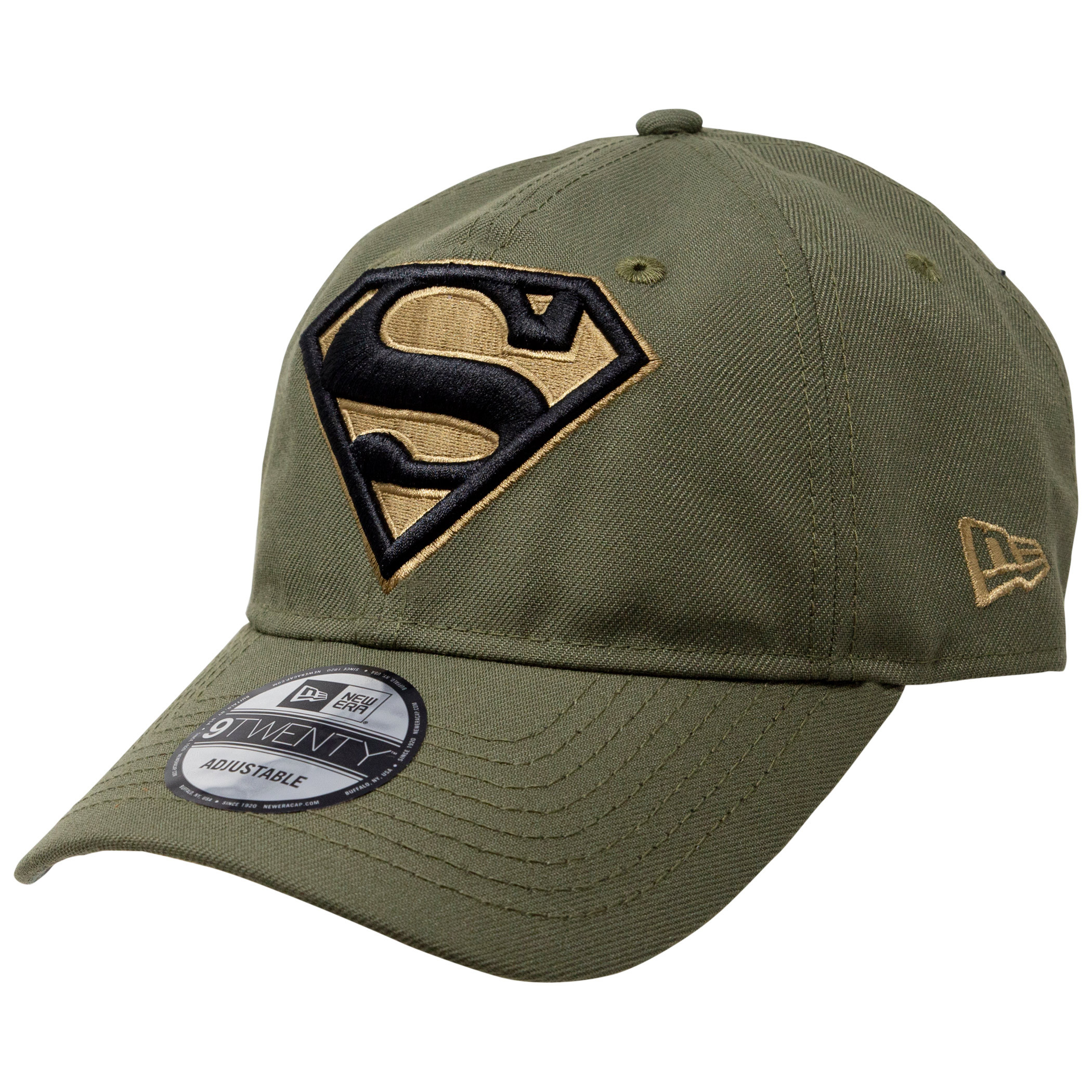 Verhoogd waterval tent Superman Salute To Service New Era 9Twenty Adjustable Hat
