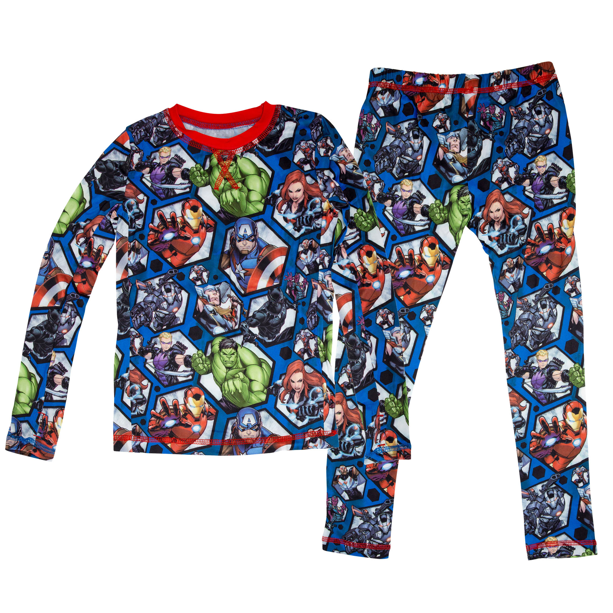 Avengers Marvel Big Boys 2Piece Pajama Set
