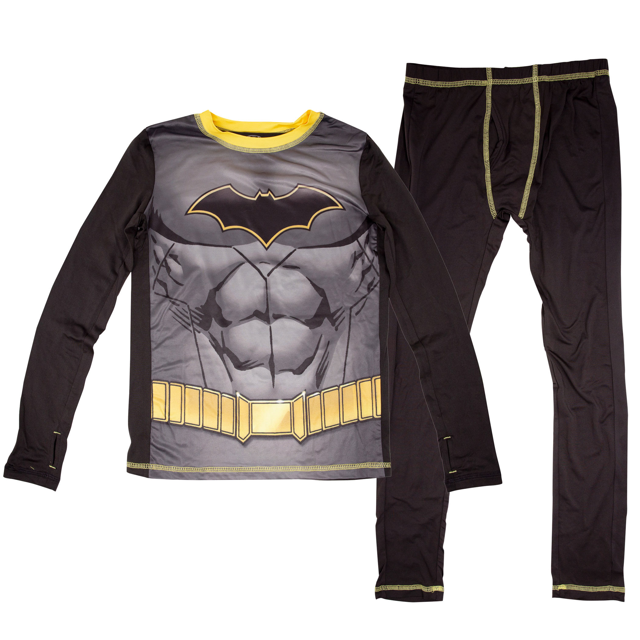 Batman Costume Big Boys 2-Piece Pajama Set