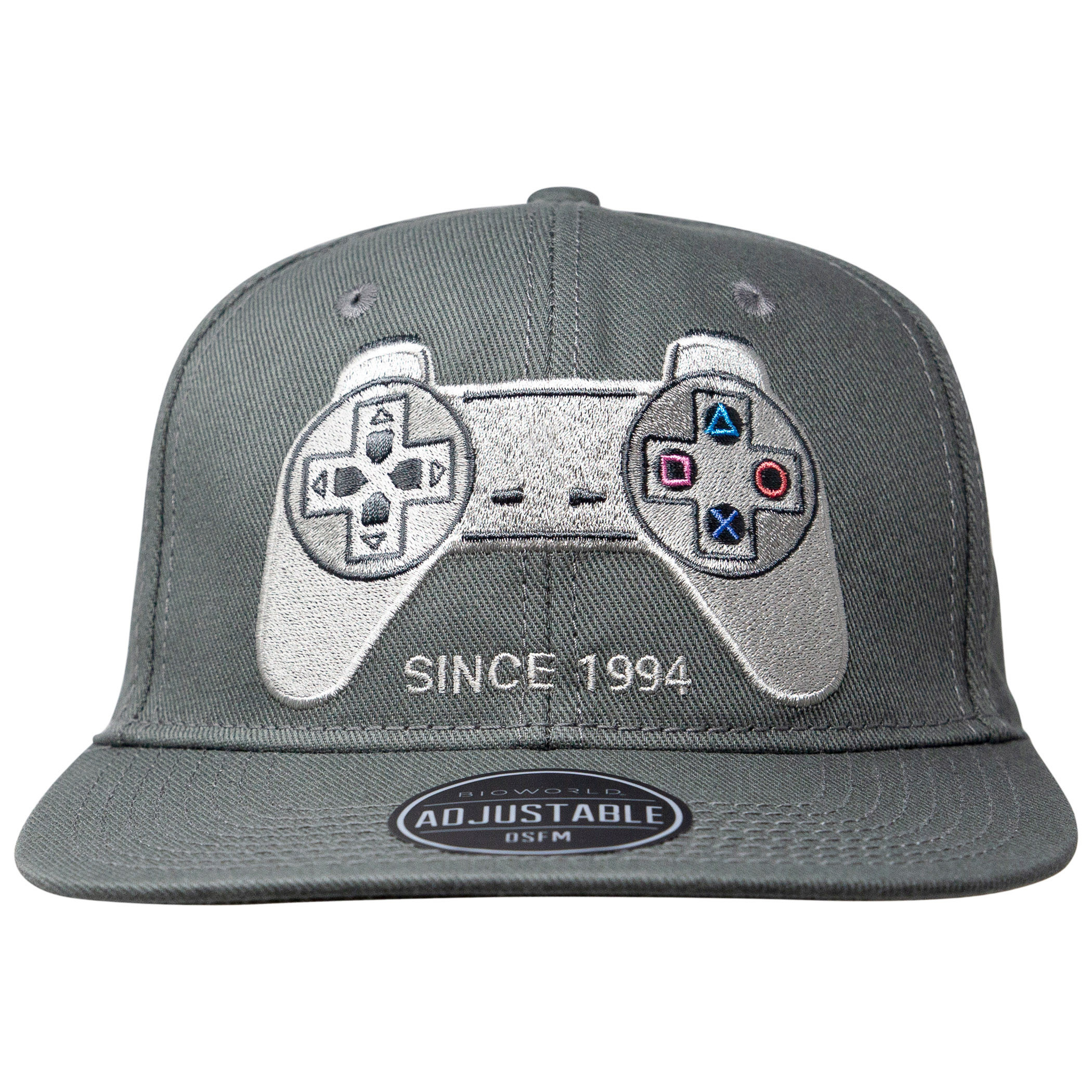 PlayStation Since 1994 Adjustable Grey Snapback Hat