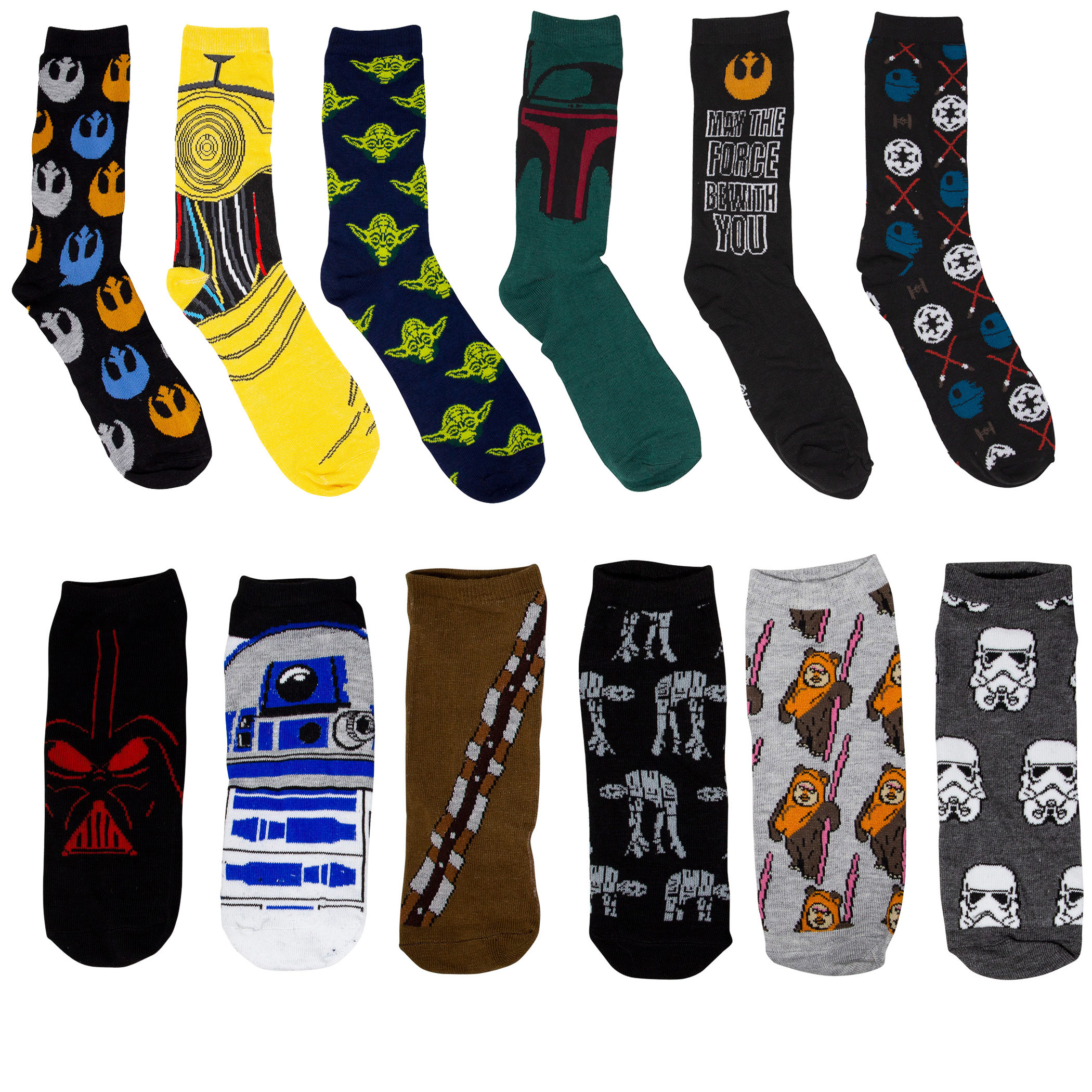 Star Wars Socks 12-Pack Gift Giving Box