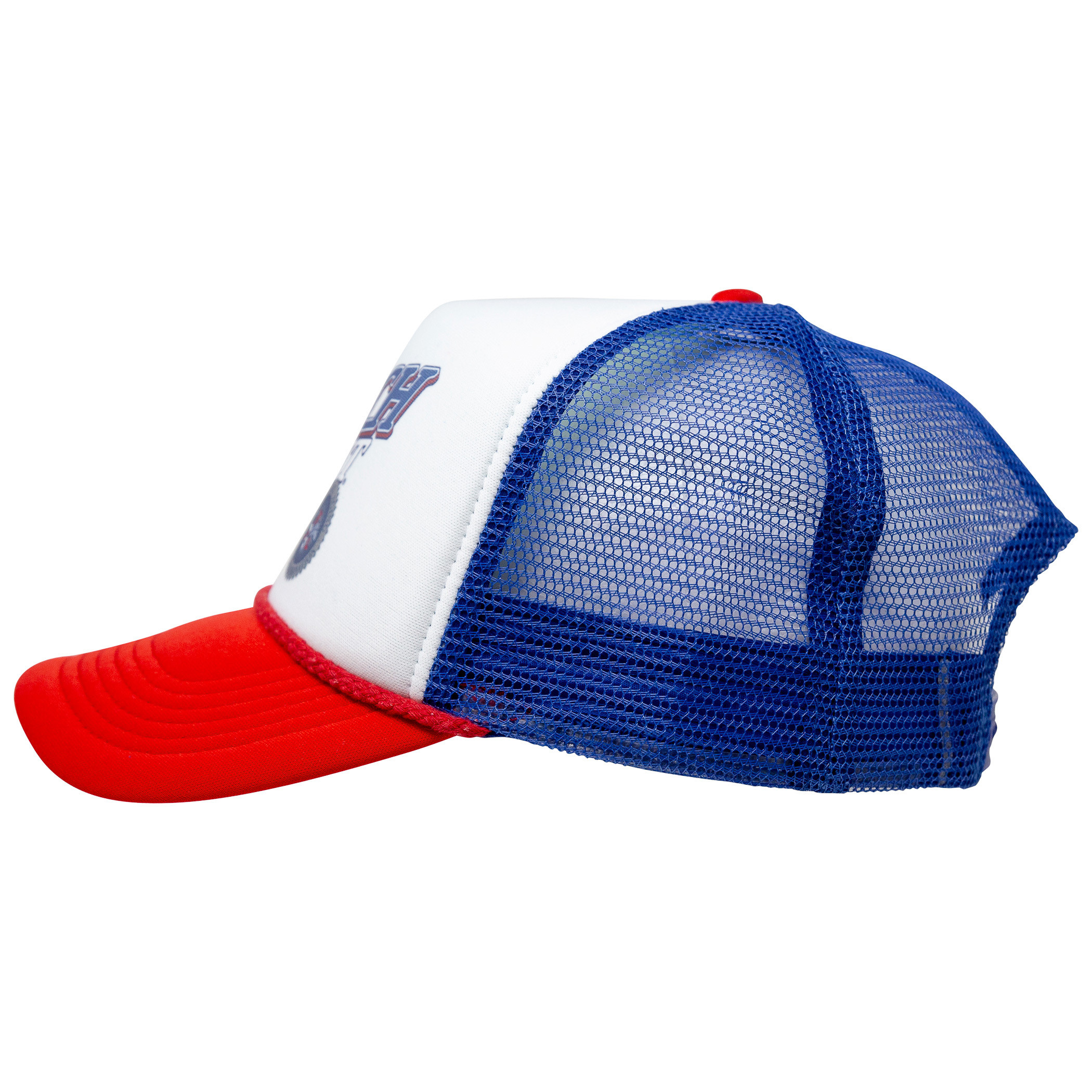 Busch Light Beer Logo Red, White, and Blue Adjustable Snapback Mesh Trucker Hat