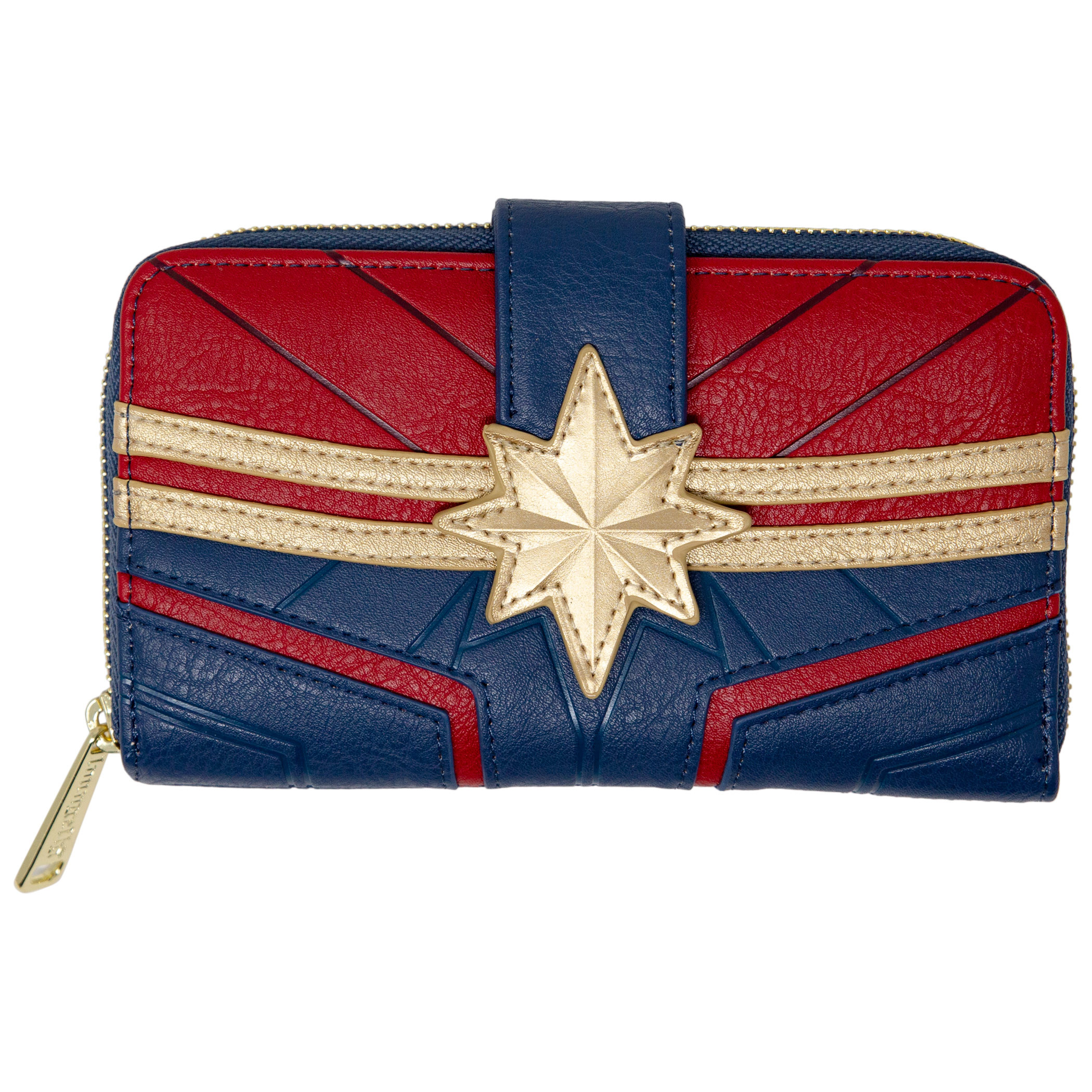 Captain Marvel Costume Faux Leather Wallet