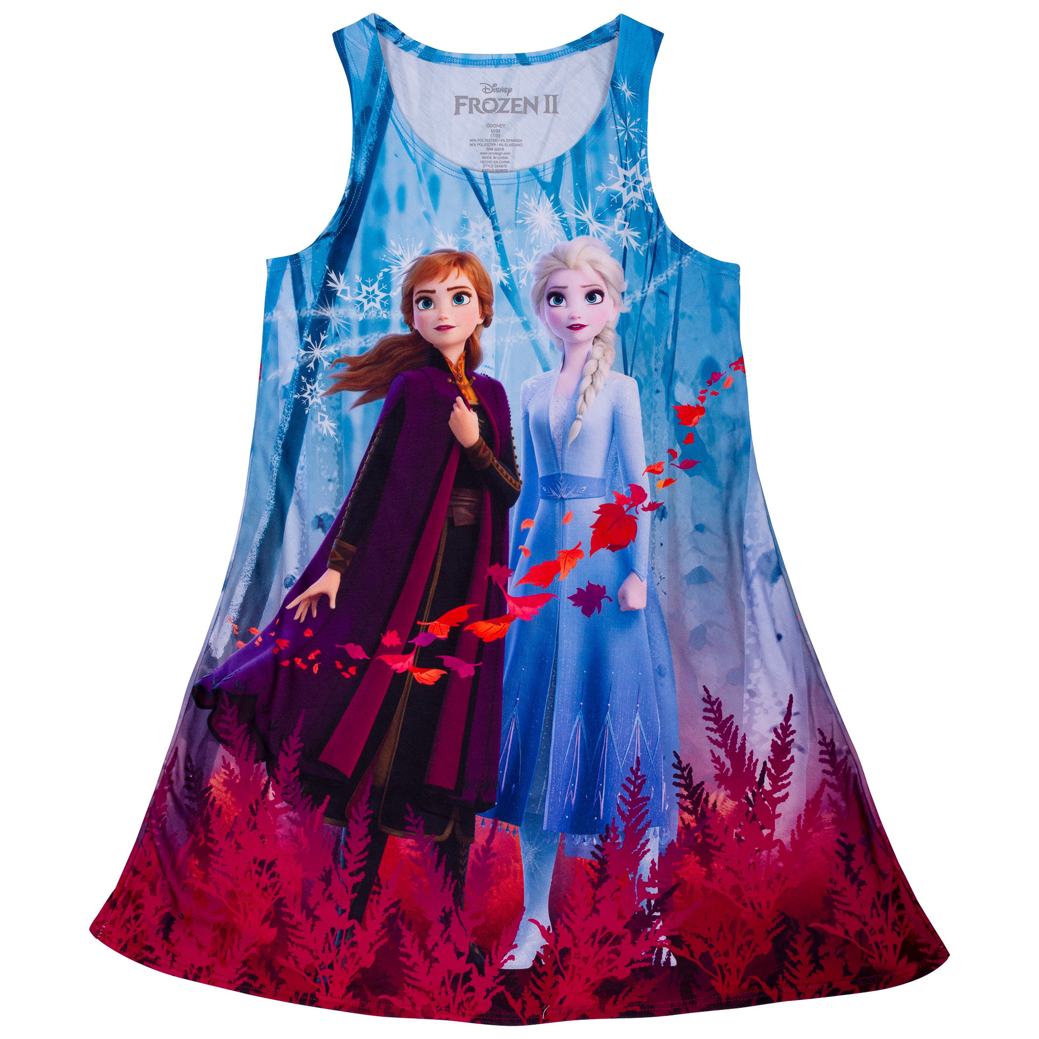 Frozen 2 Girls Sublimated Dress