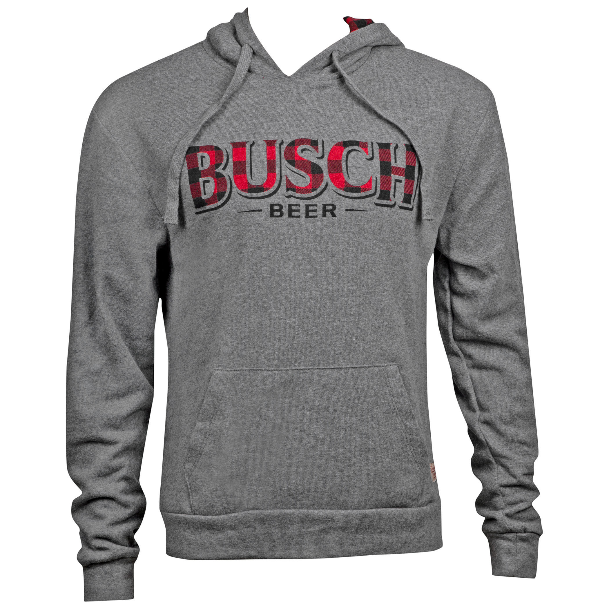 Busch Men's Grey Flannel Logo Hoodie