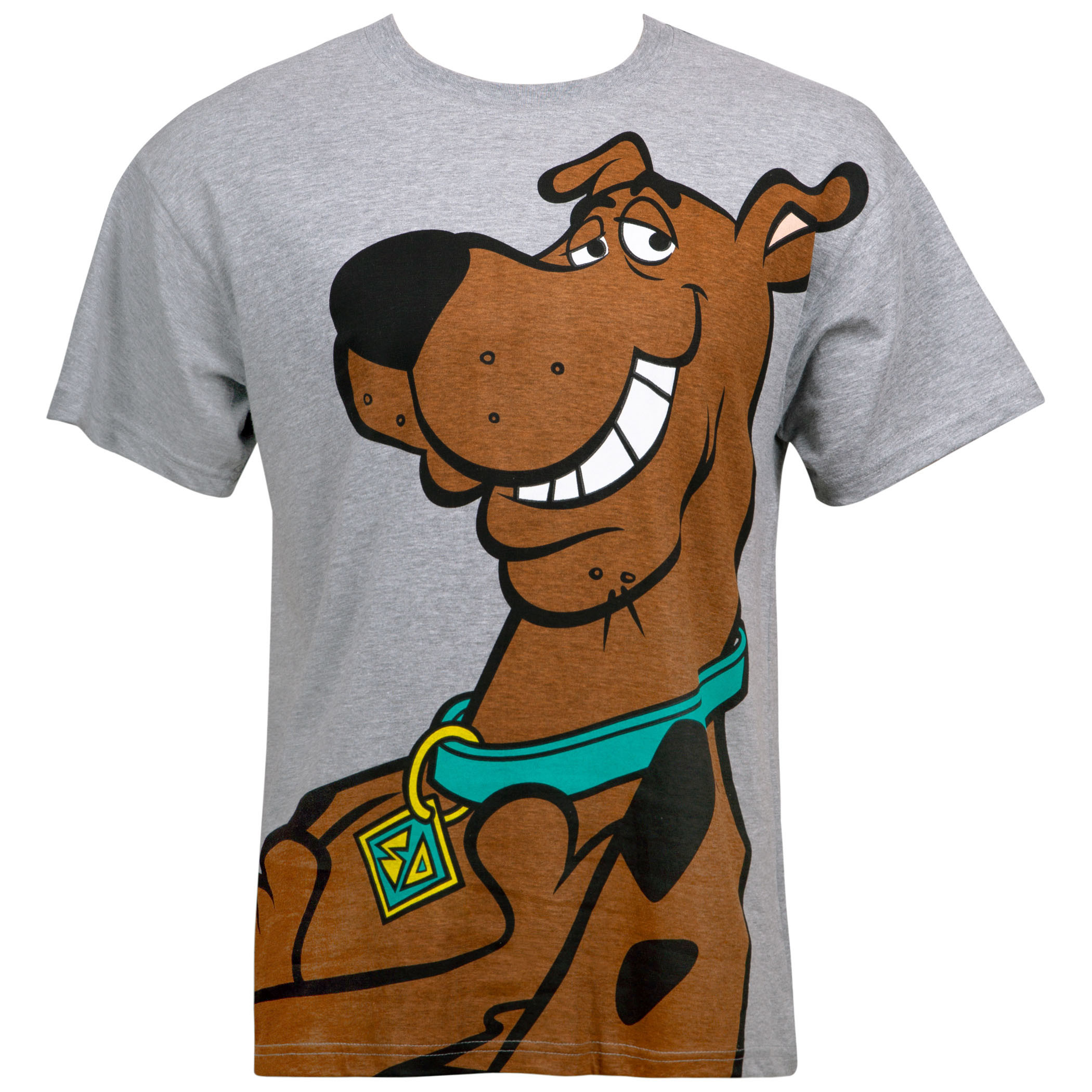 Scooby-Doo Men's Grey Big Face T-Shirt
