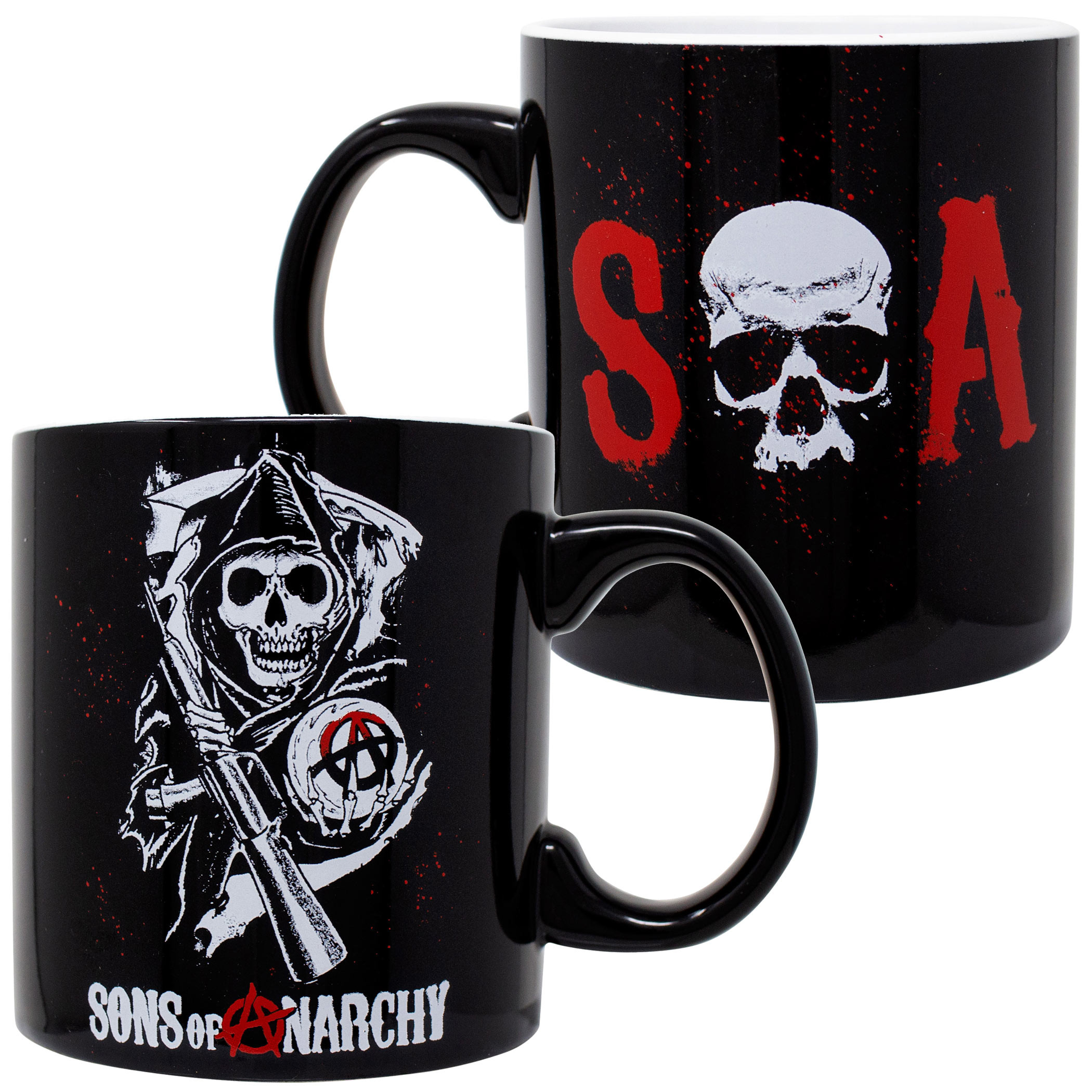 Sons Of Anarchy 20 Ounce Black Ceramic Mug