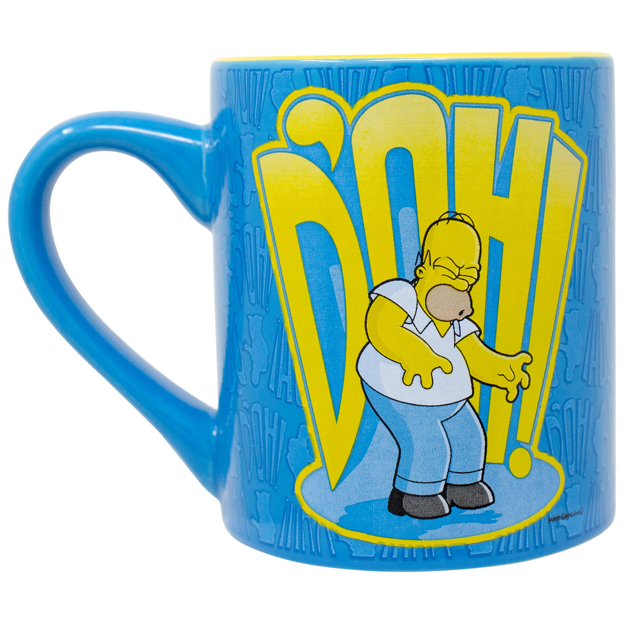 Simpsons 14 Ounce D'oh Ceramic Blue Mug