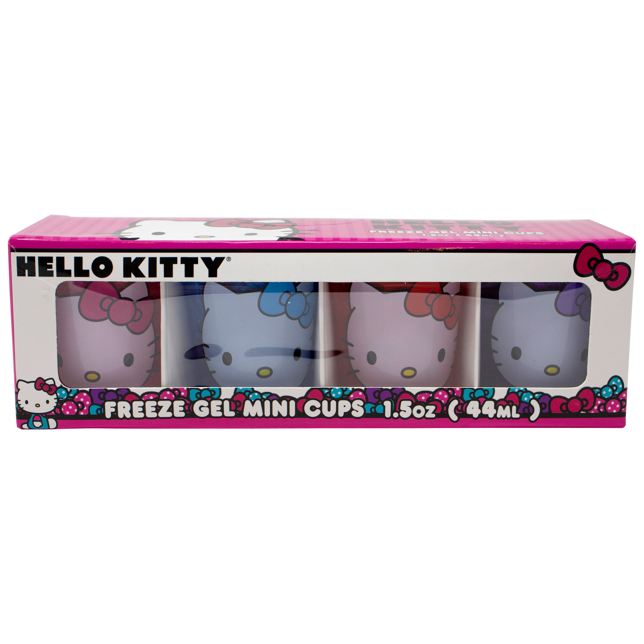 Hello Kitty Freeze Gel 4-Piece Shot Glass Set