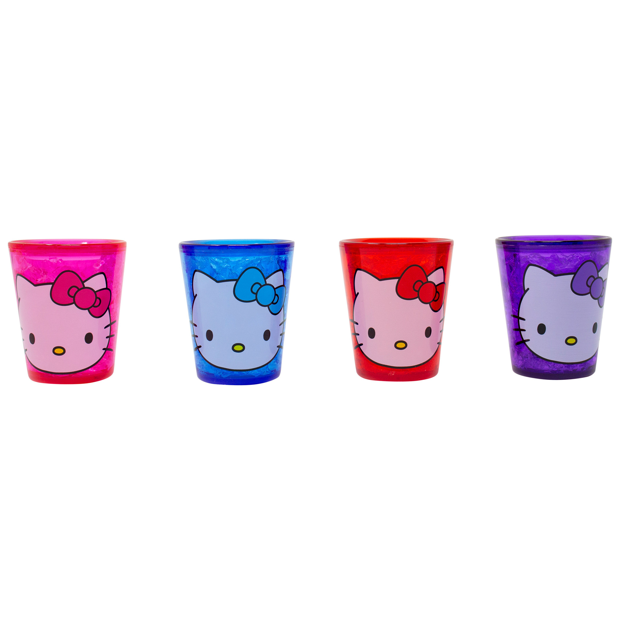 Hello Kitty Novelty Glass Cup 2-set from japan