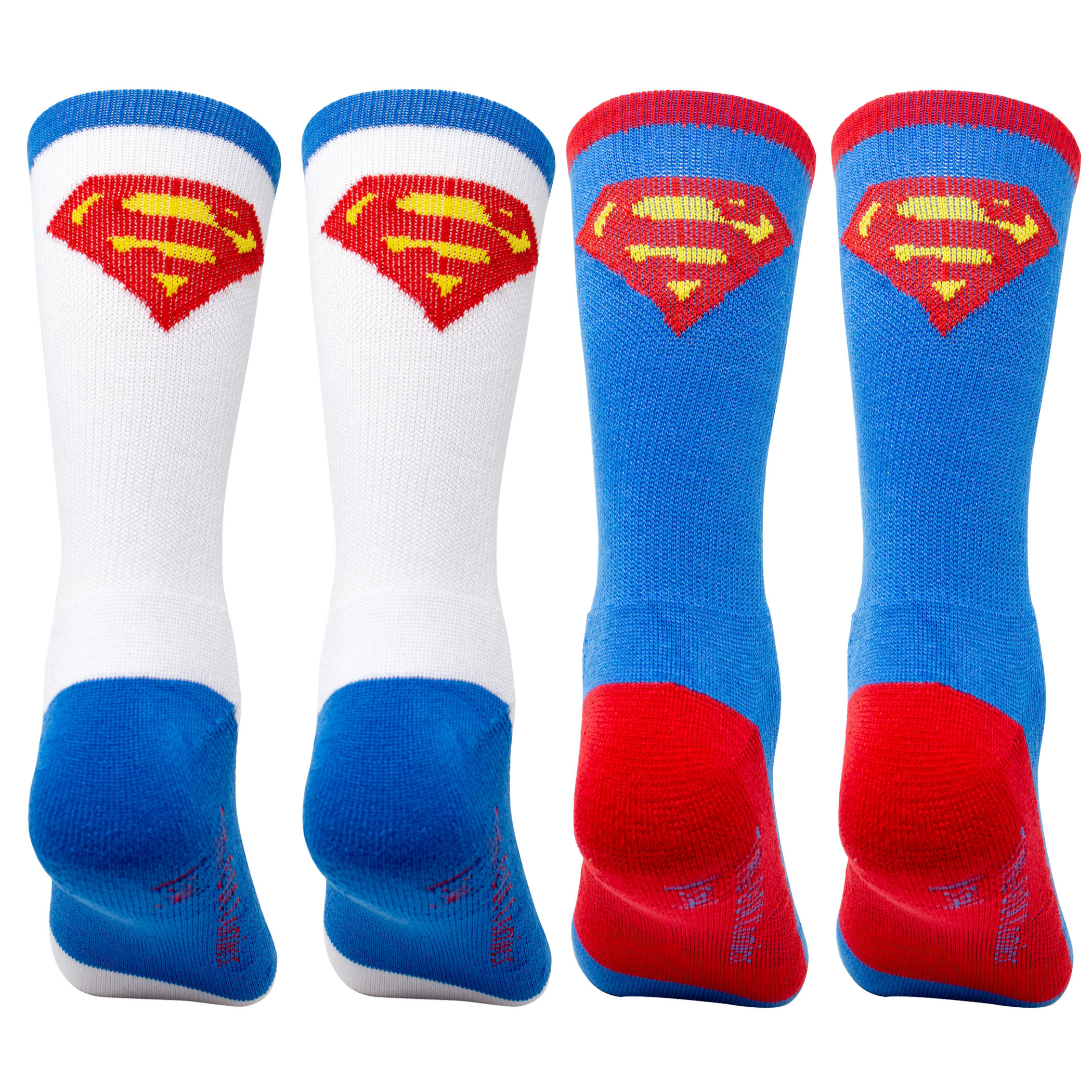 Superman 2-Pack Athletic Kids Socks