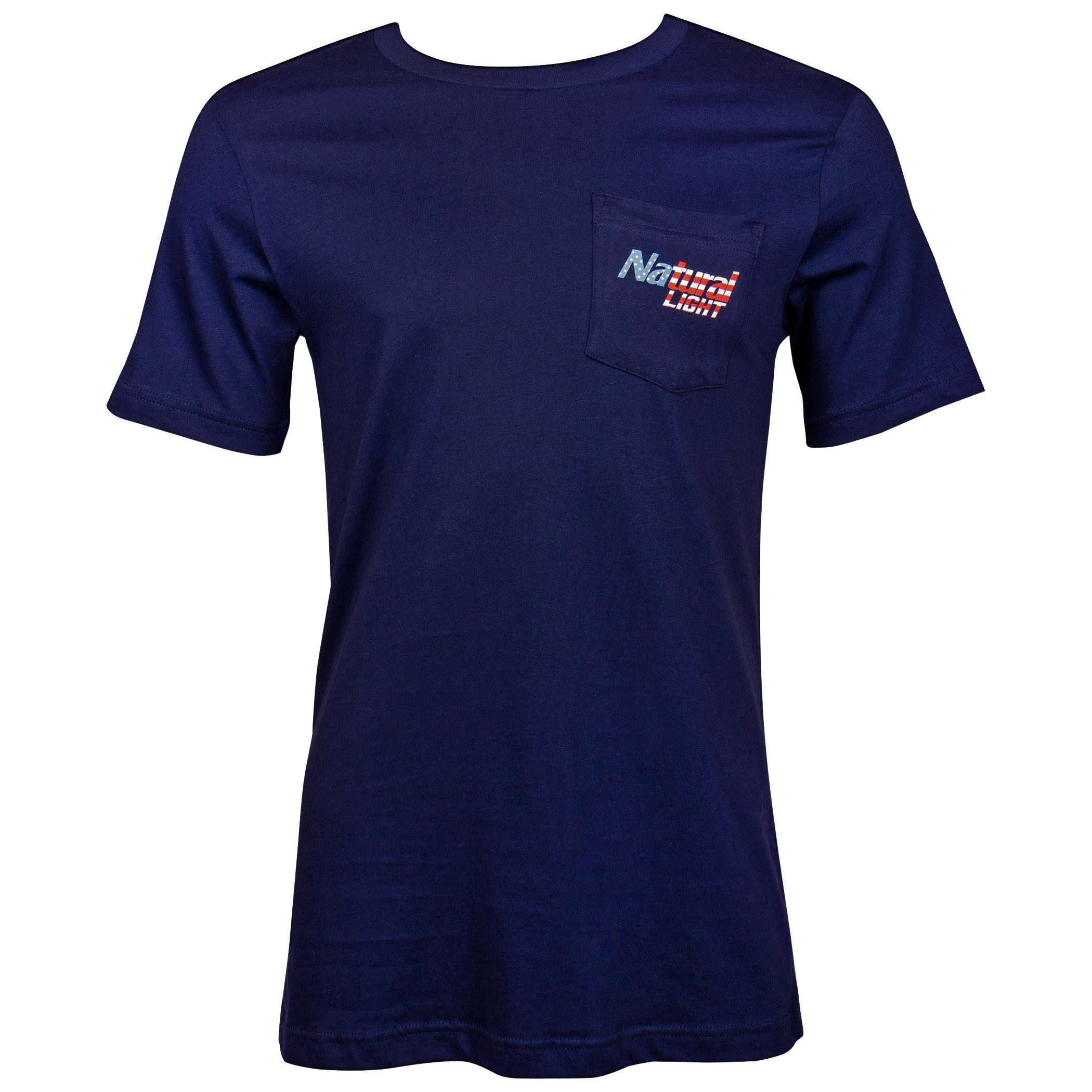 Natural Light Red White and Blue Logo T-Shirt