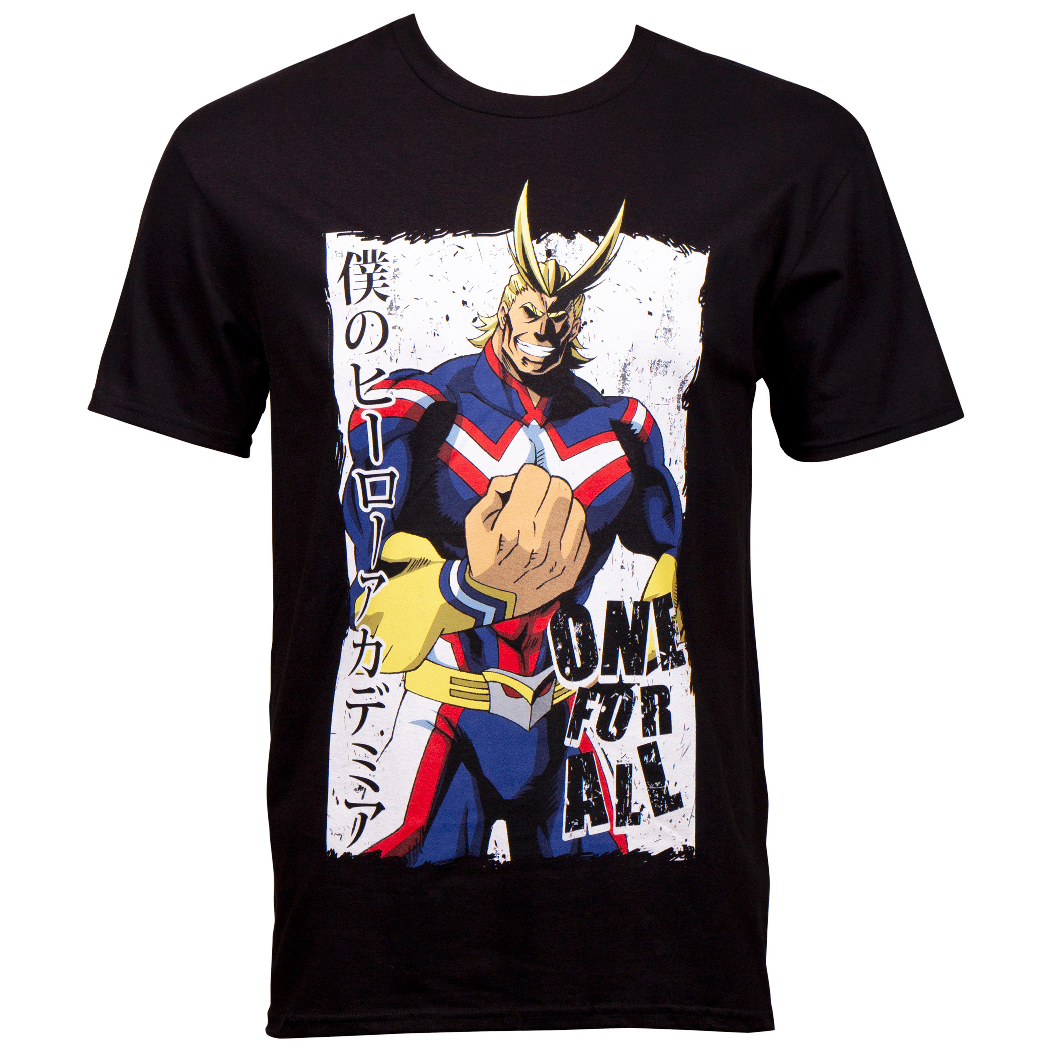 My Hero Academia All Might One For All Black T-Shirt