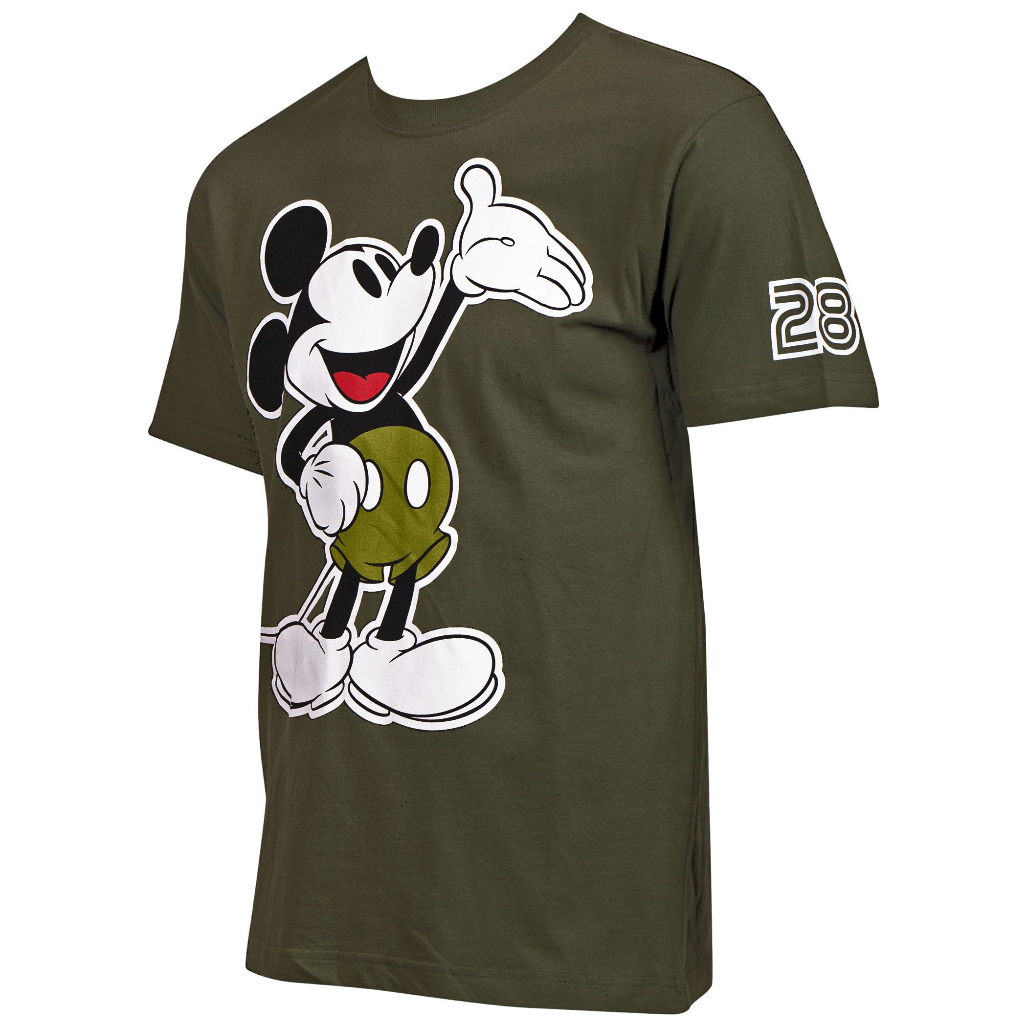 Mickey Mouse Army Green T-Shirt