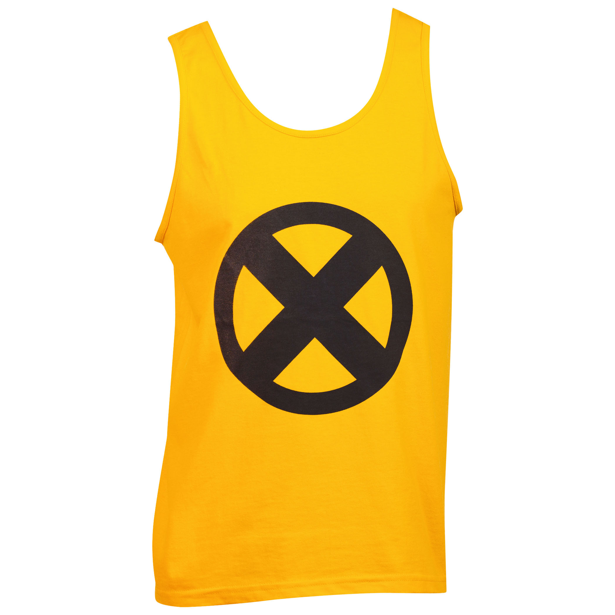 Marvel X-Men Symbol Logo Gold Tank Top