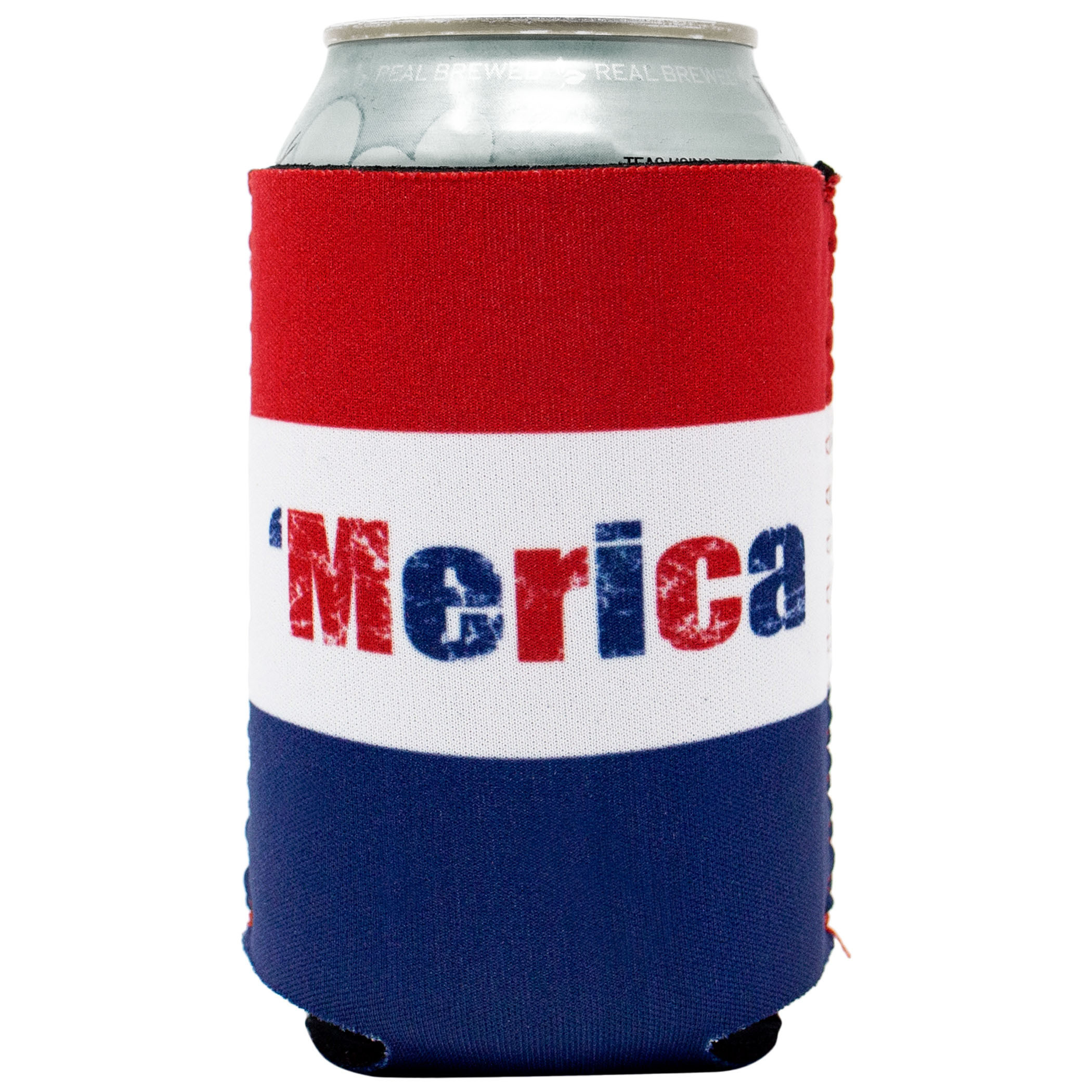 'Merica USA Patriotic Can Cooler