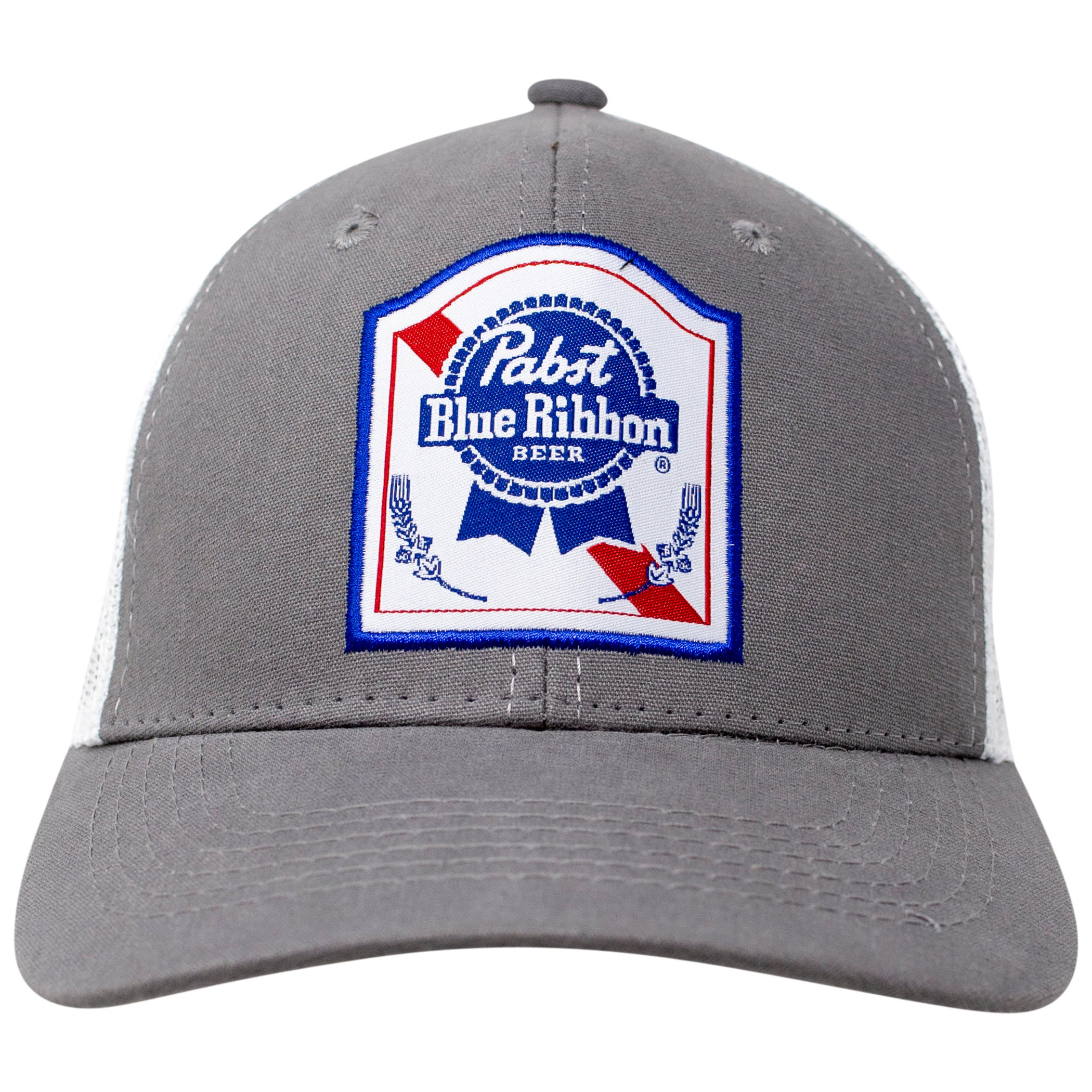 Pabst Blue Ribbon PBR Label Snapback Trucker Hat