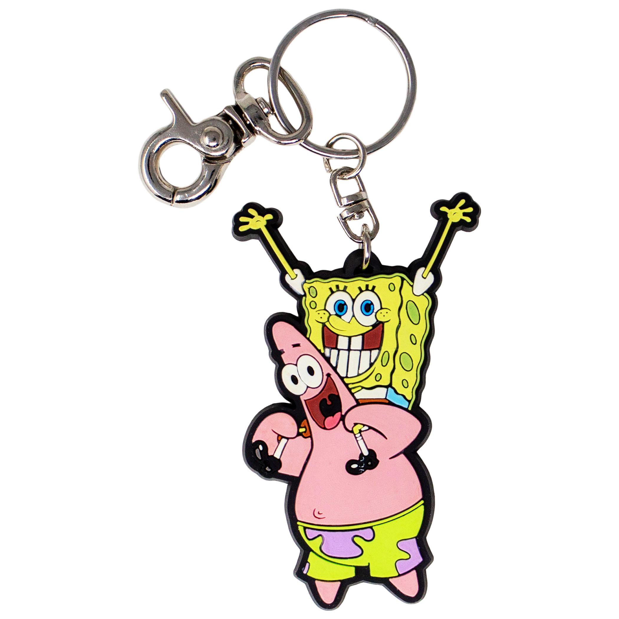 Nickelodeon SpongeBob SquarePants and Patrick Rubber Keychain