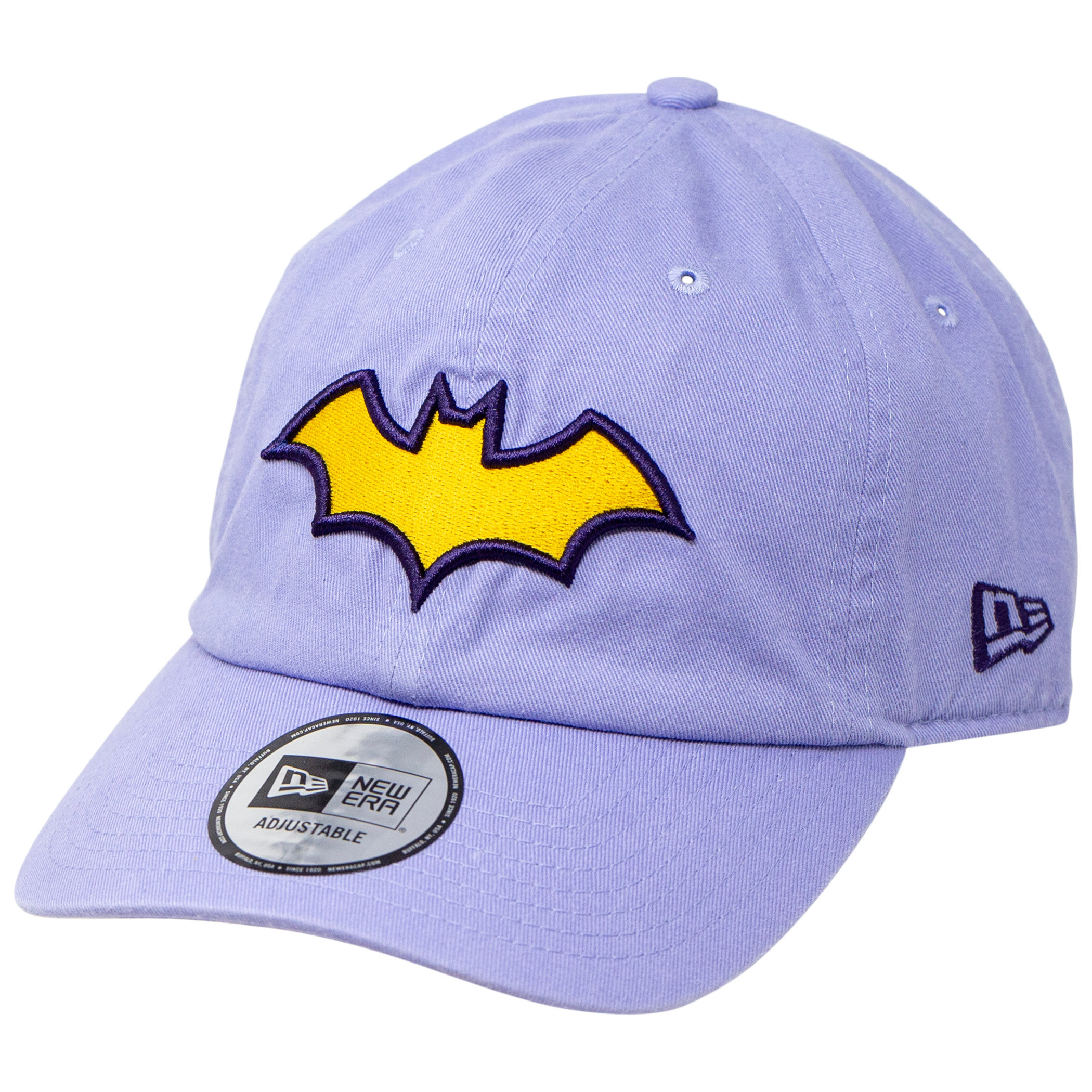 Batgirl Symbol on Lavender New Era Casual Classic Adjustable Hat