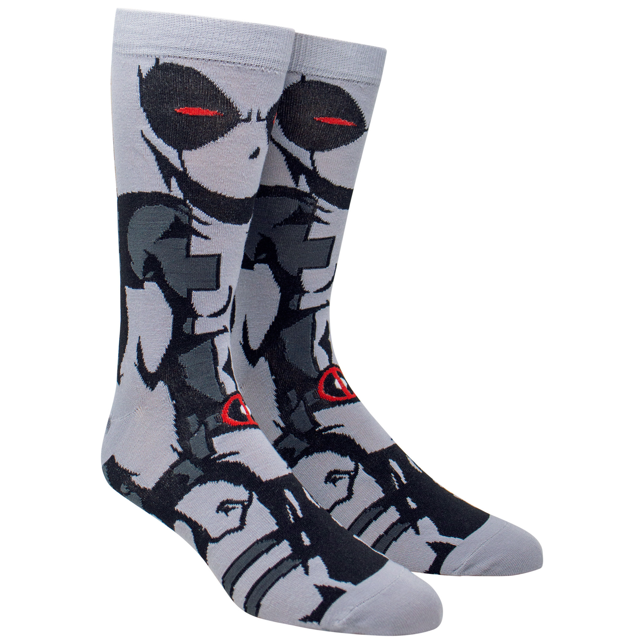 Deadpool X-Force 360 Character Crew Socks