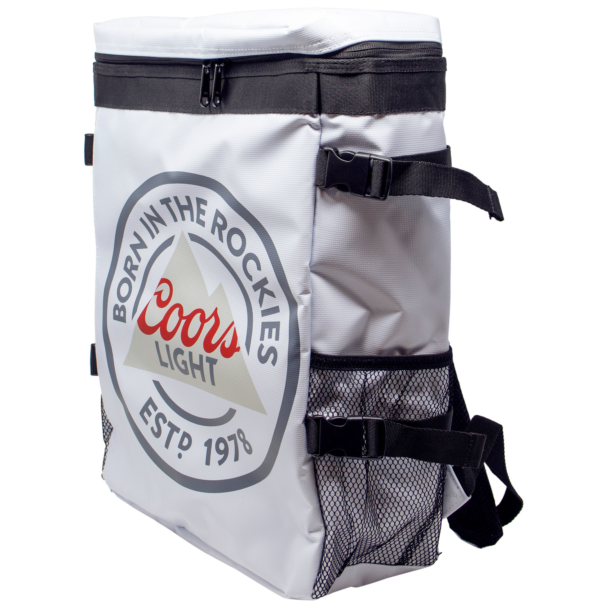 GREY COORS LIGHT BEER SOFT COOLER COLLAPSIBLE BAGS SILVER BULLET 2019 SET OF 2 